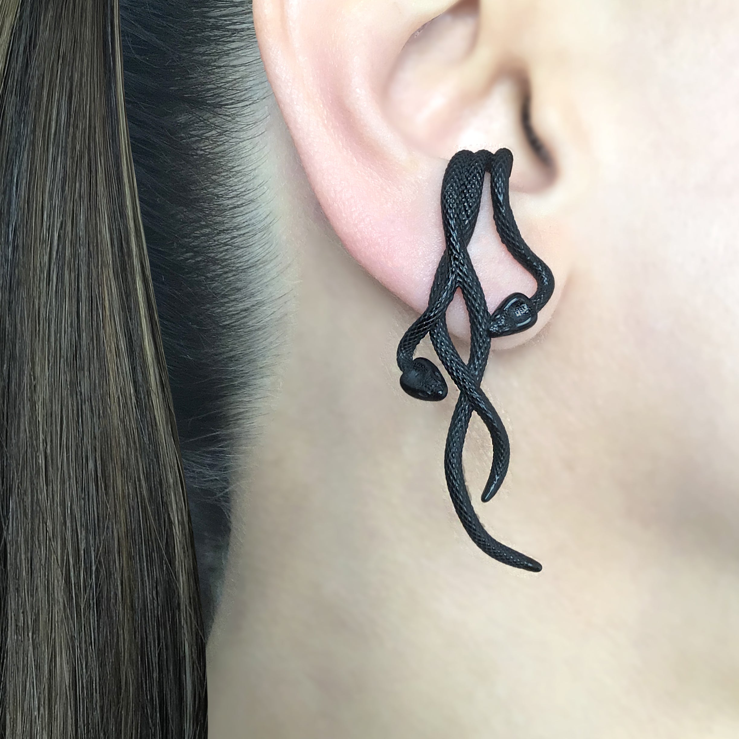 Snakes Ear hook earrings