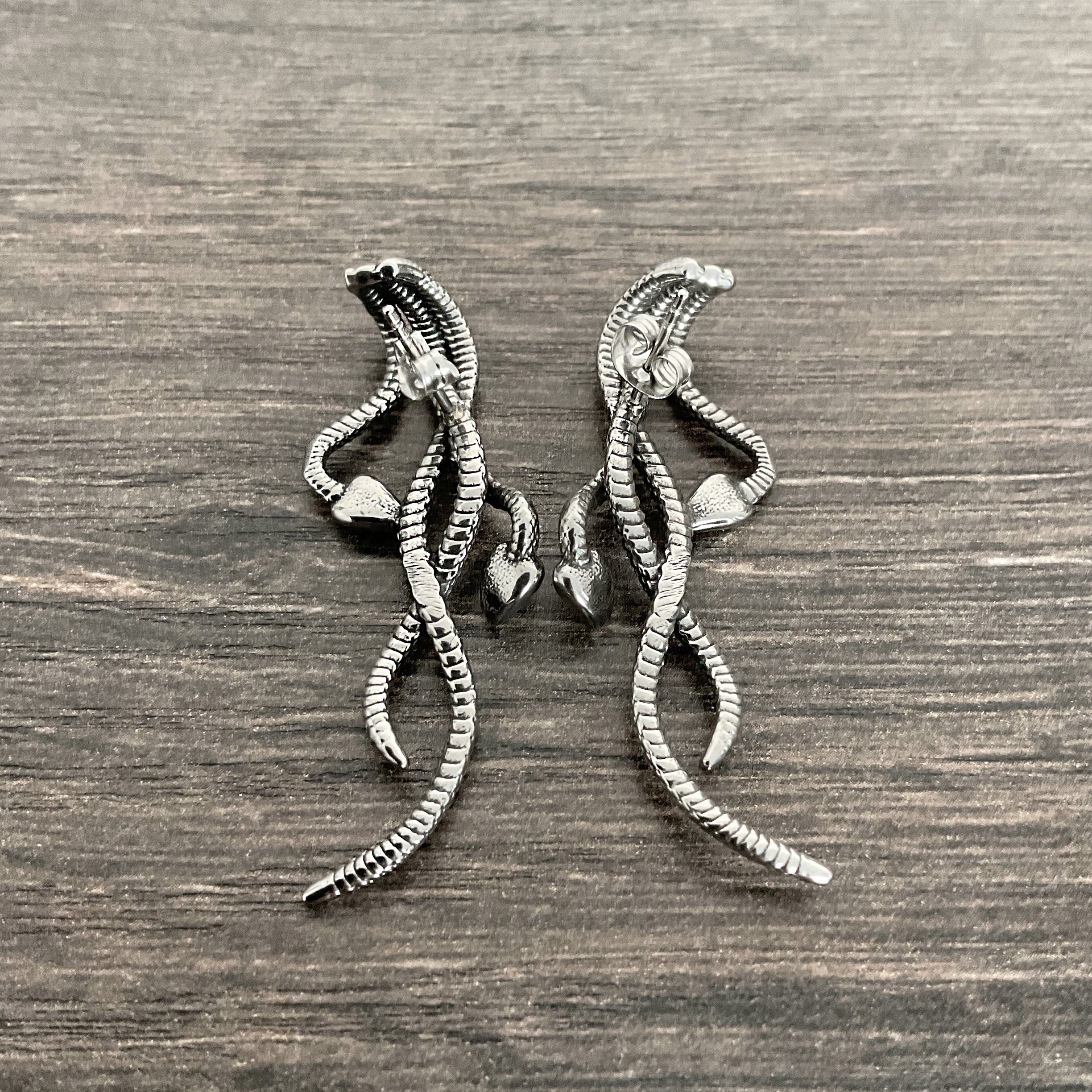 Snakes Ear hook earrings