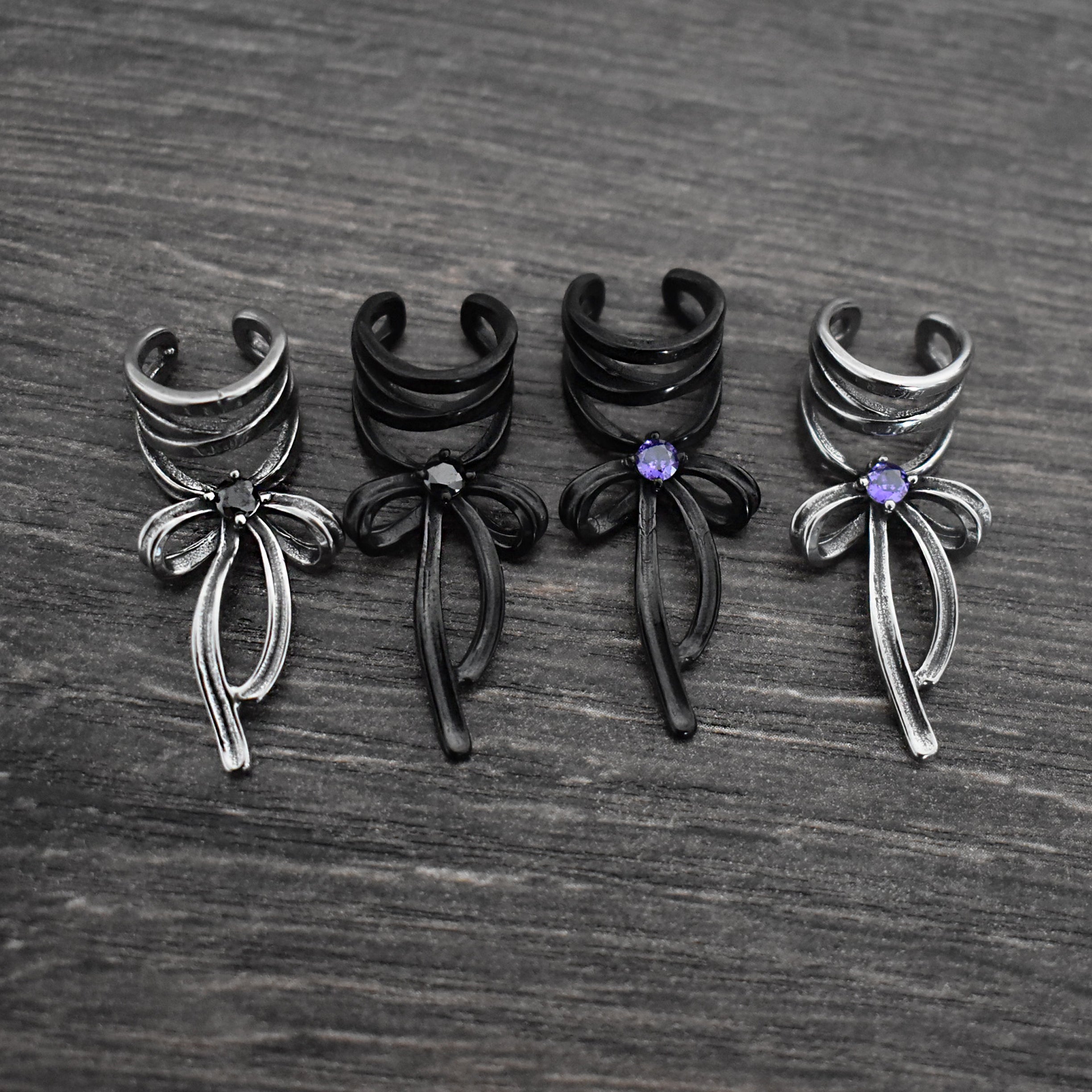 Bow ear cuff