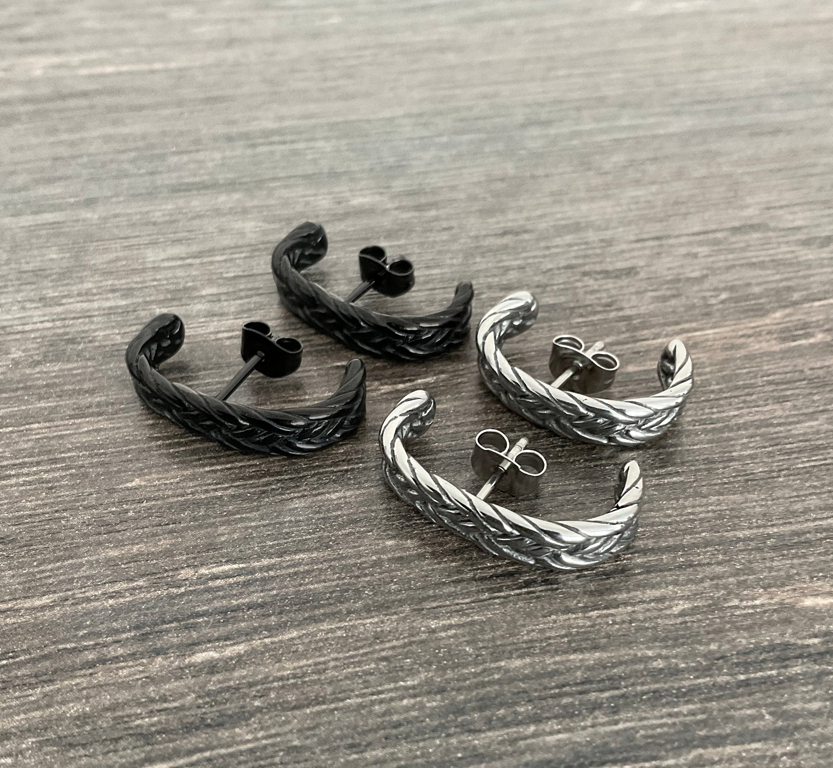 Braided Hook earrings
