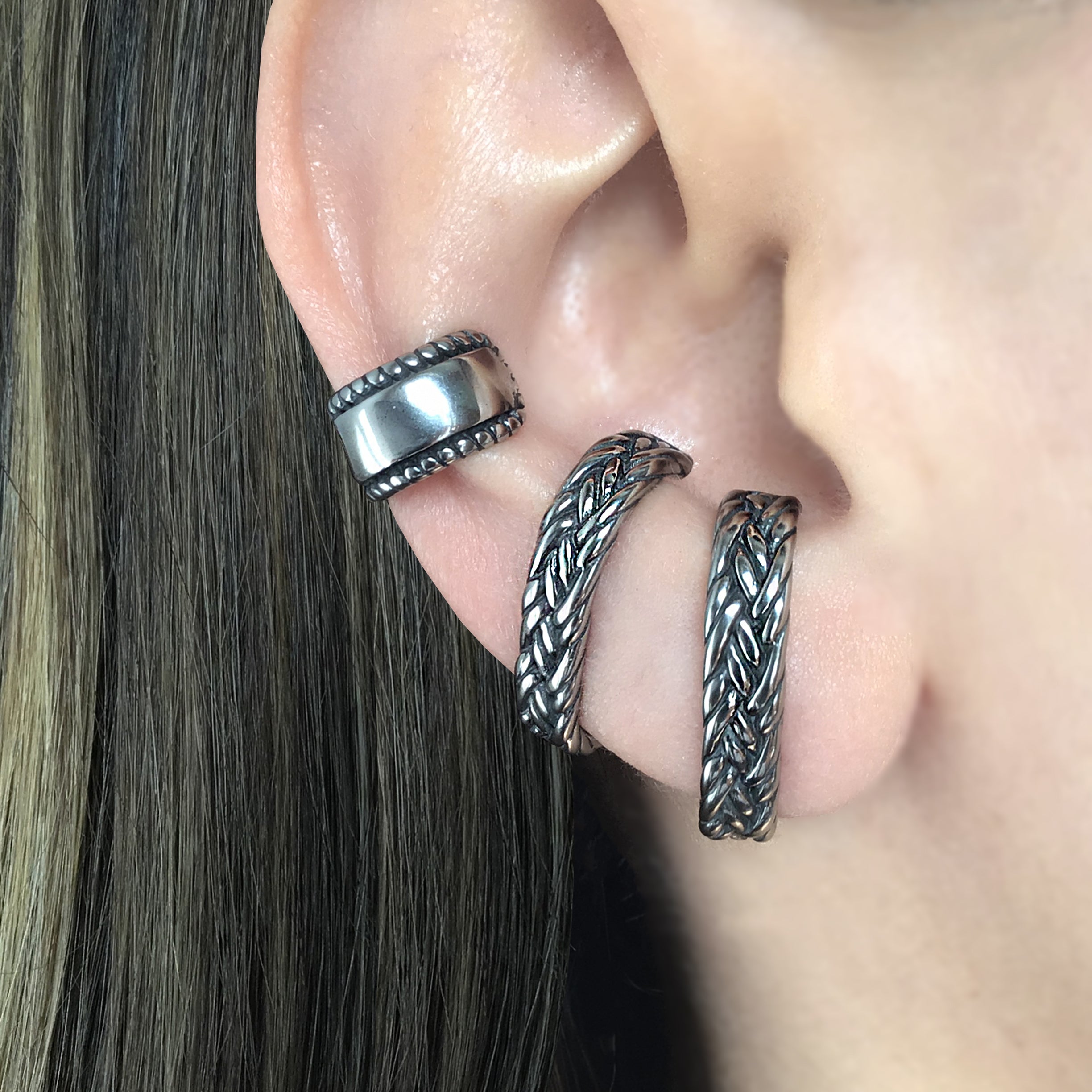 Braided Hook earrings