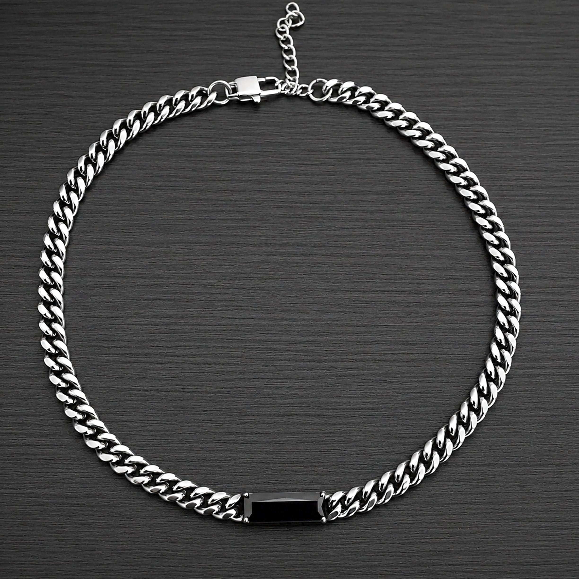Necklace with Black stone