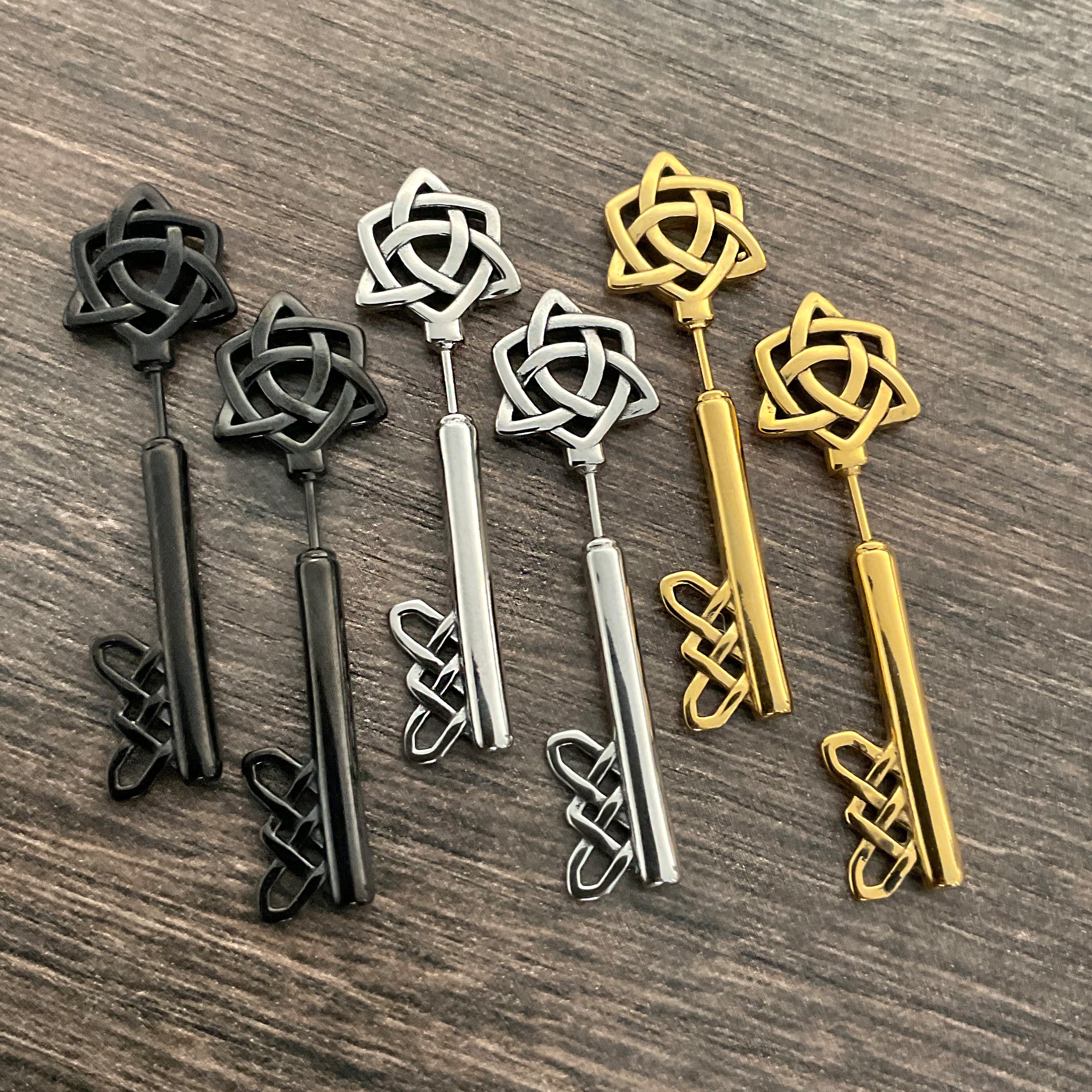 Celtic Key ear jacket