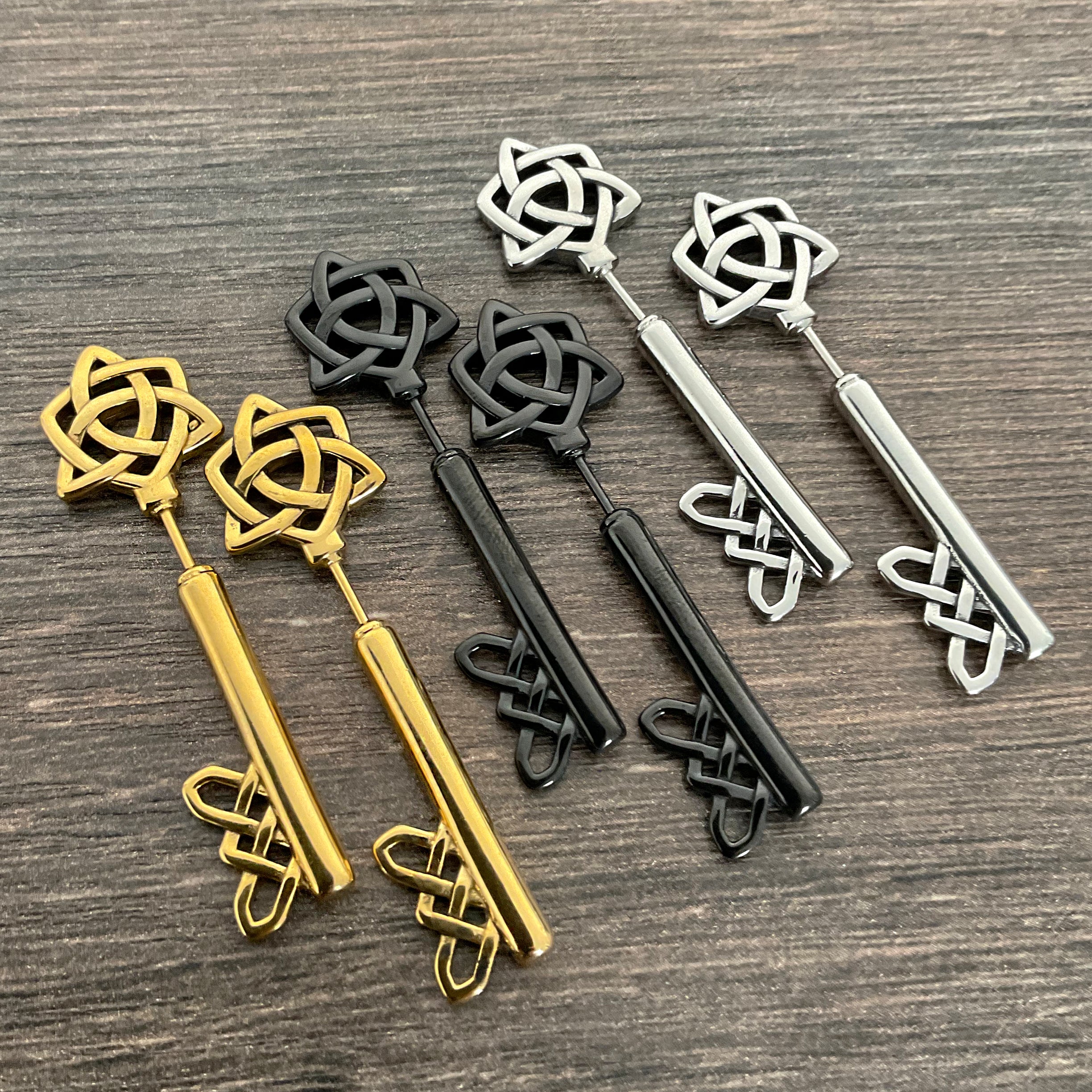Celtic Key ear jacket