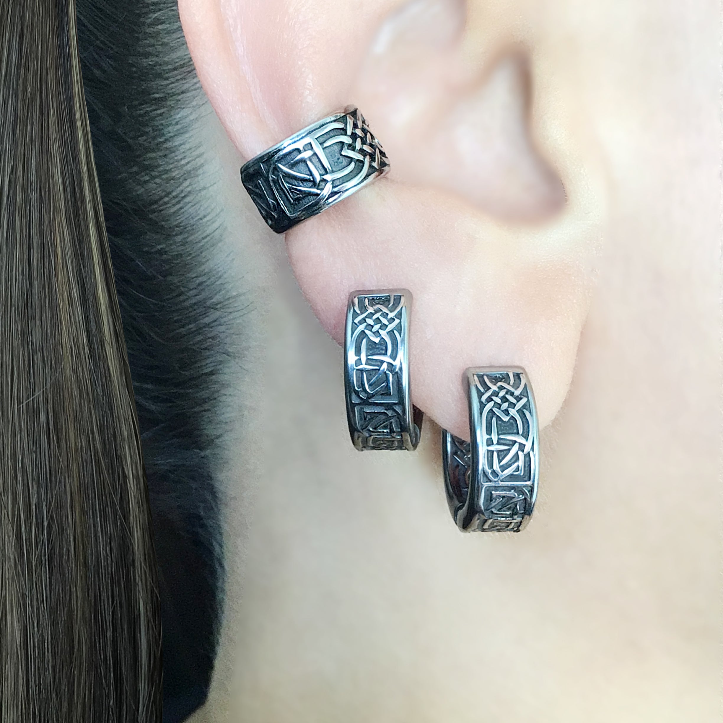 Mystic Loops Celtic Braid Earrings