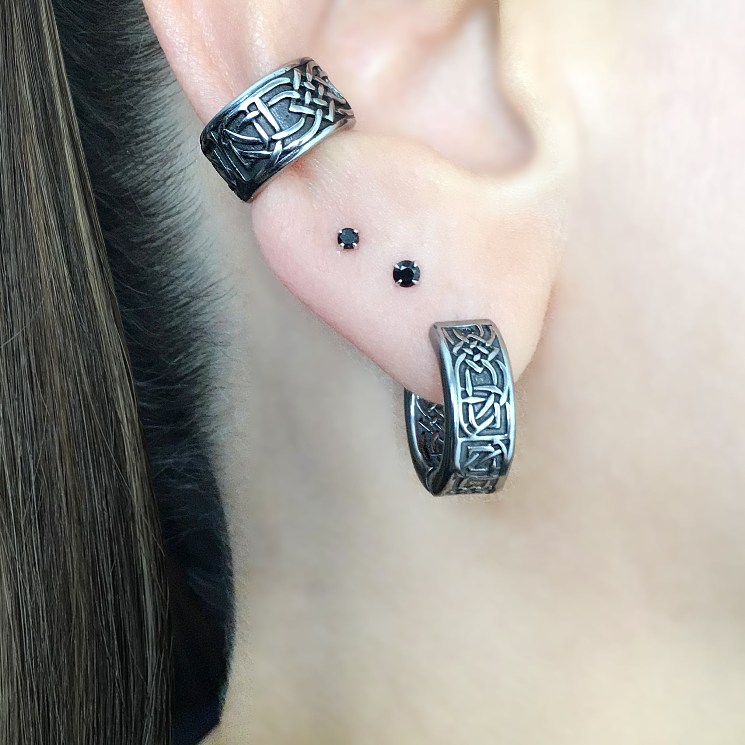 Mystic Loops Celtic Braid Earrings