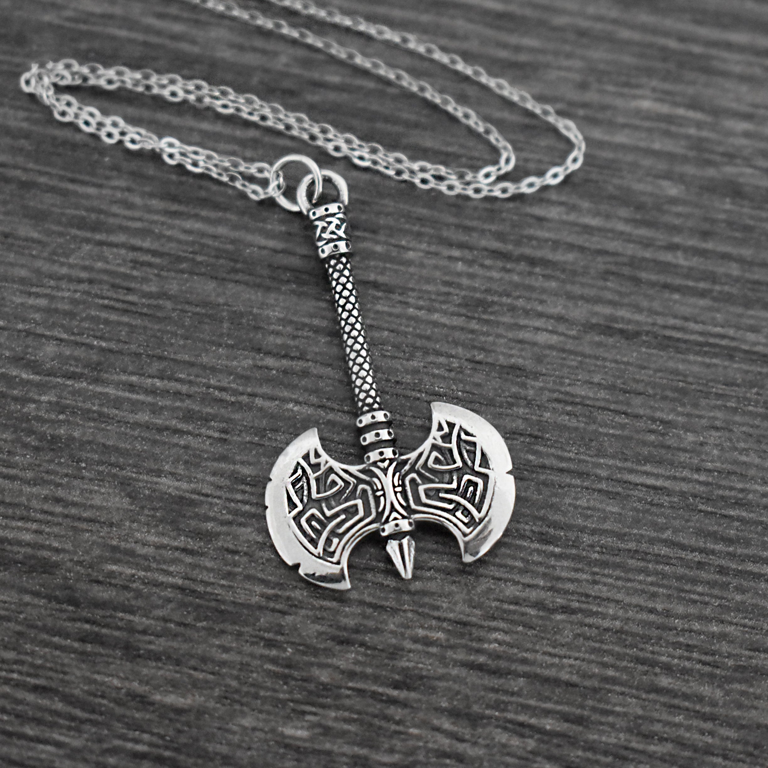 Double Axe necklace