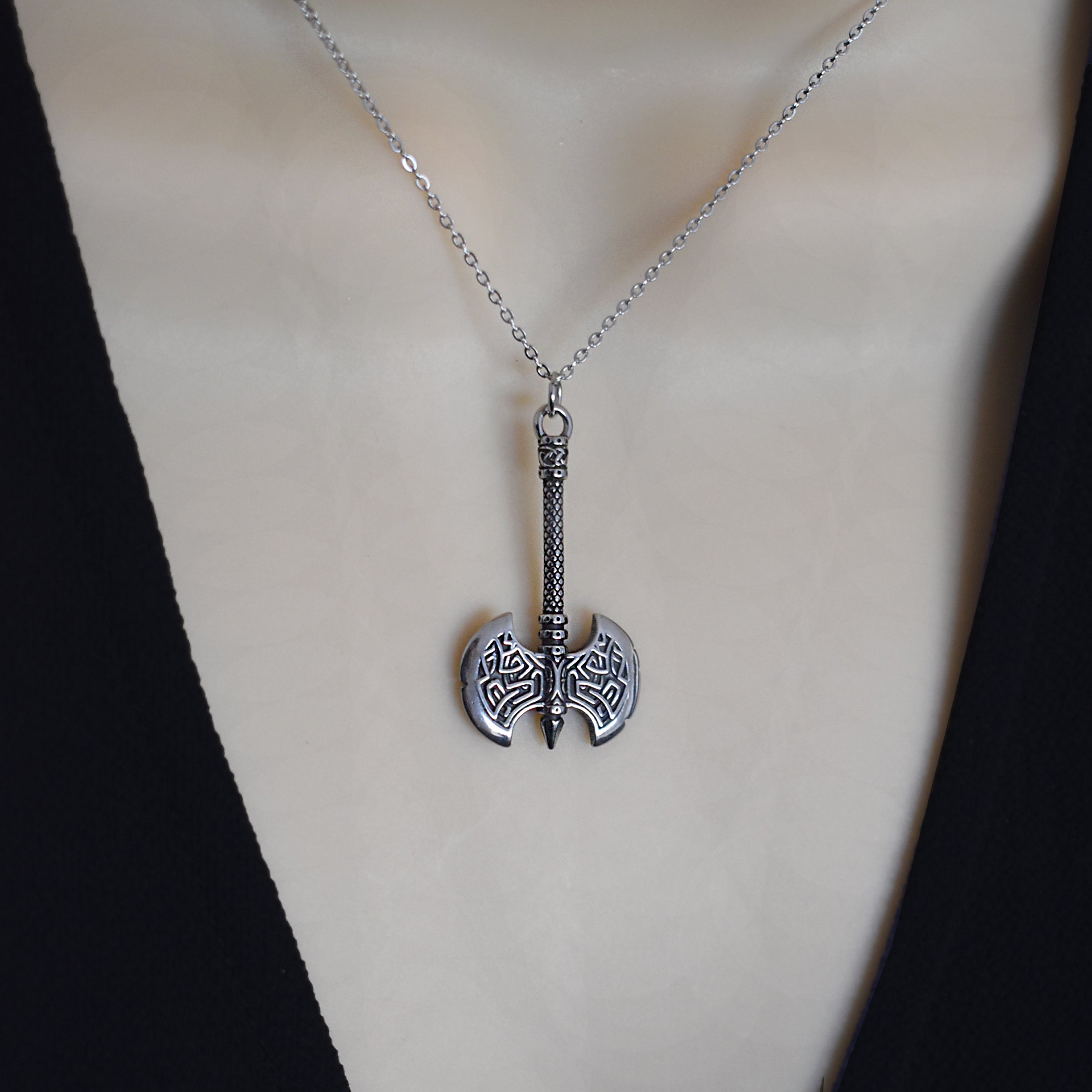 Double Axe necklace