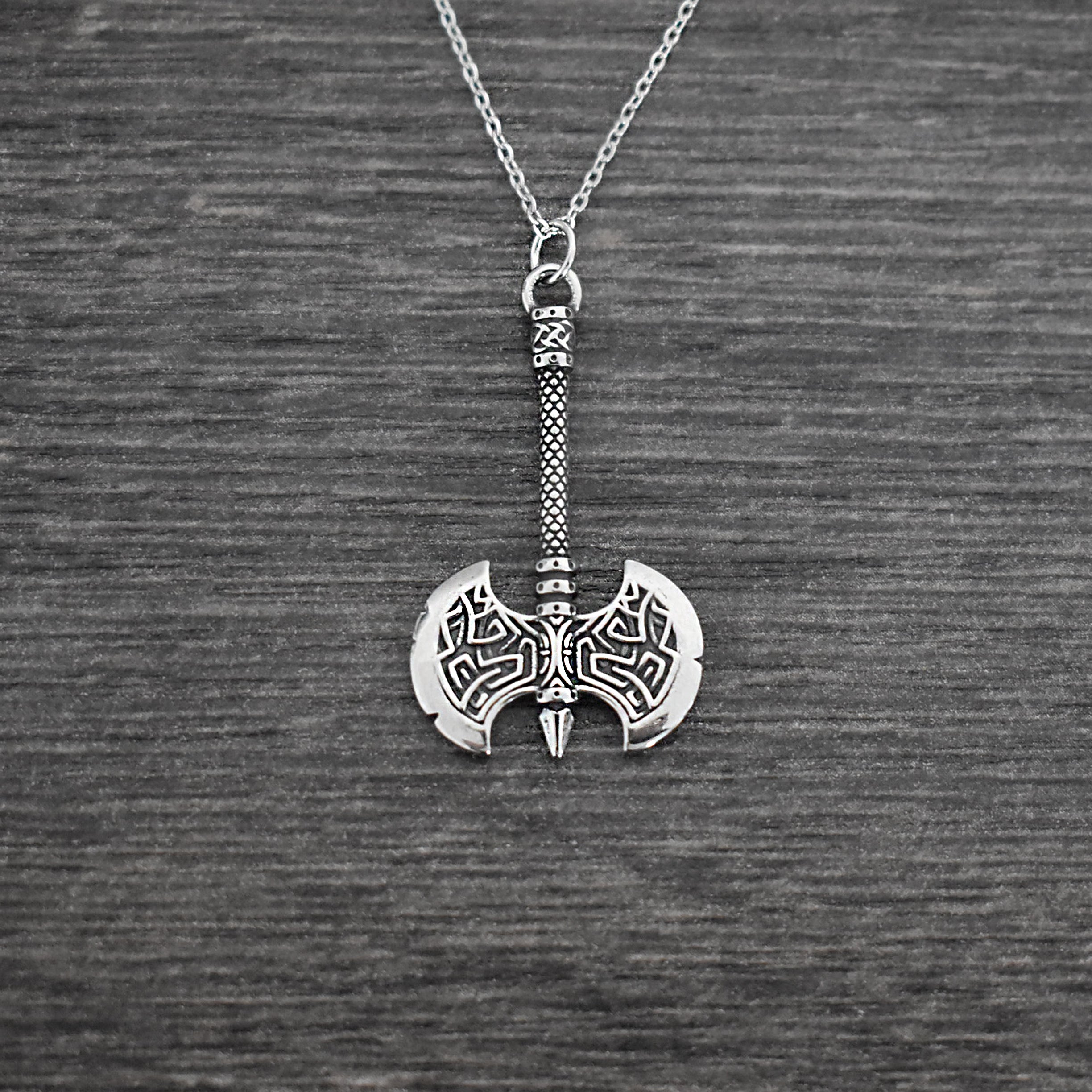Double Axe necklace