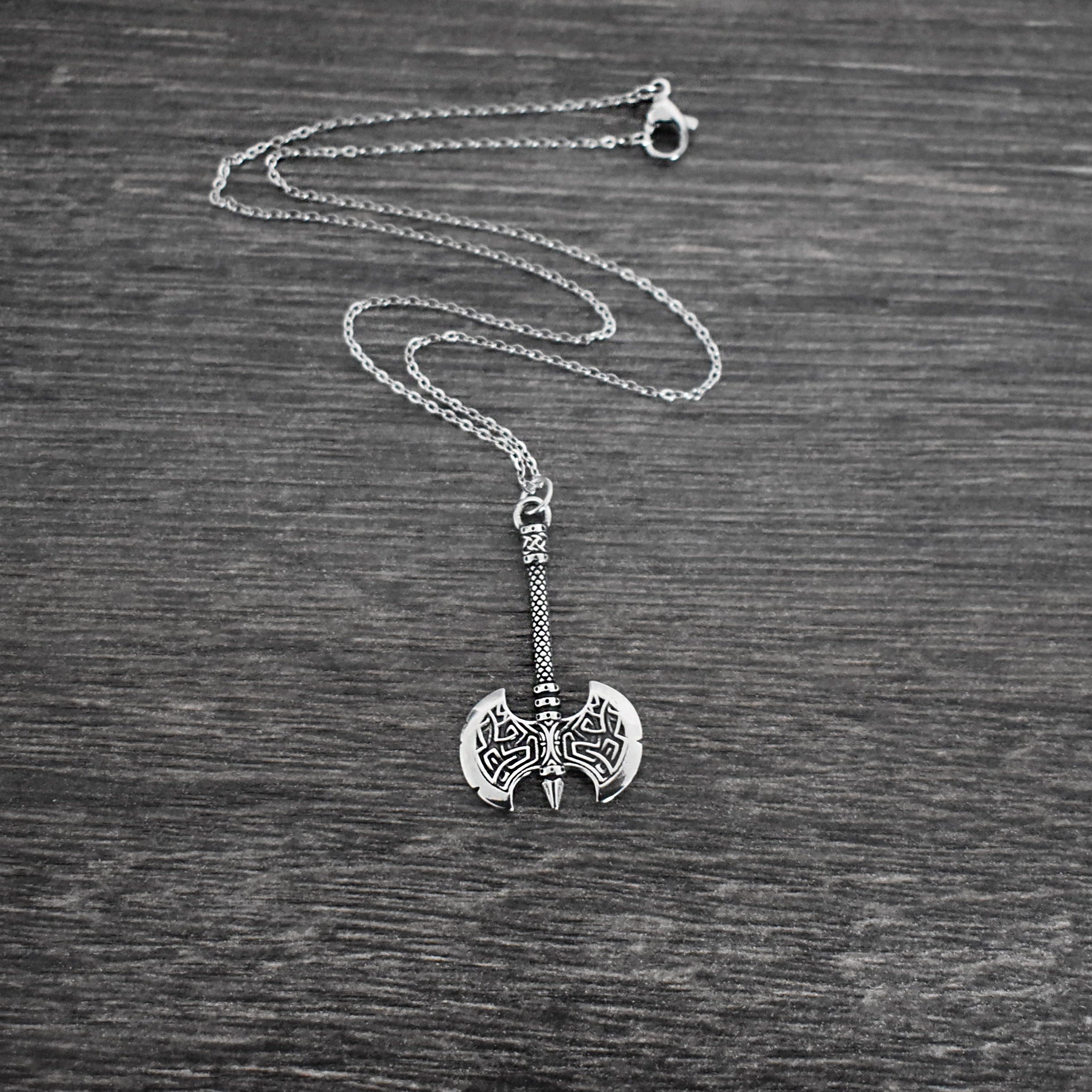 Double Axe necklace