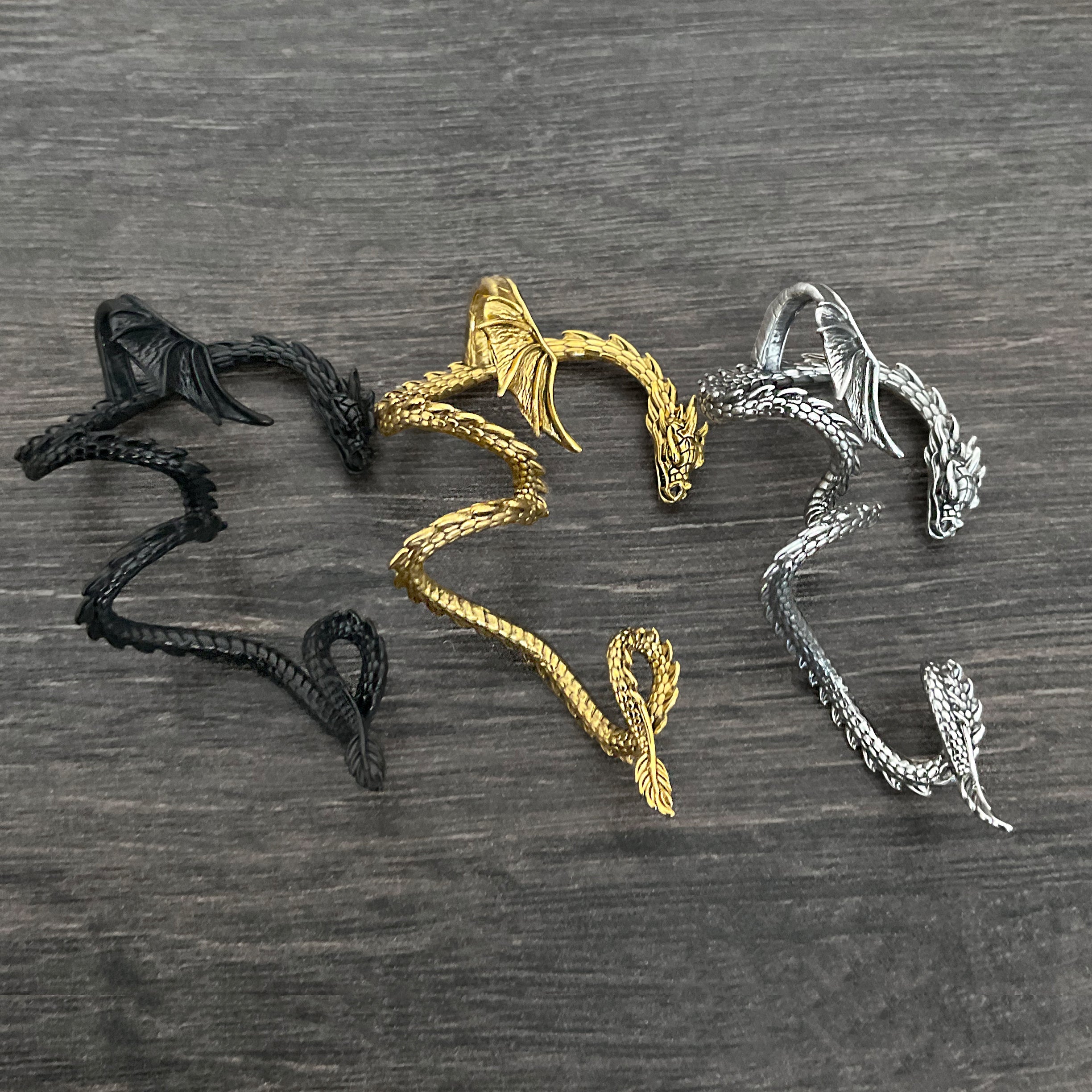 No Piercing Dragon cuff