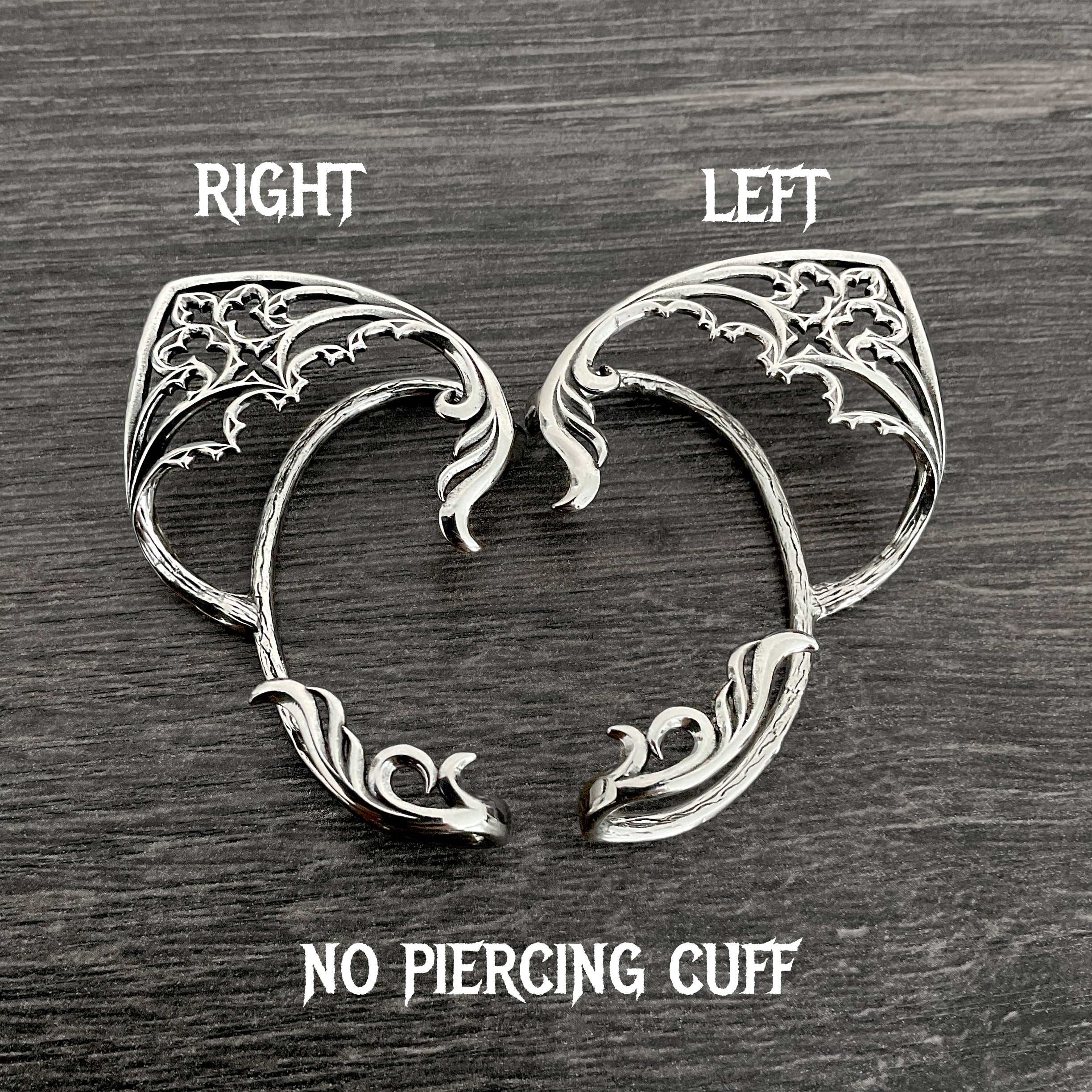 Gothic Elf ear cuff no piercing