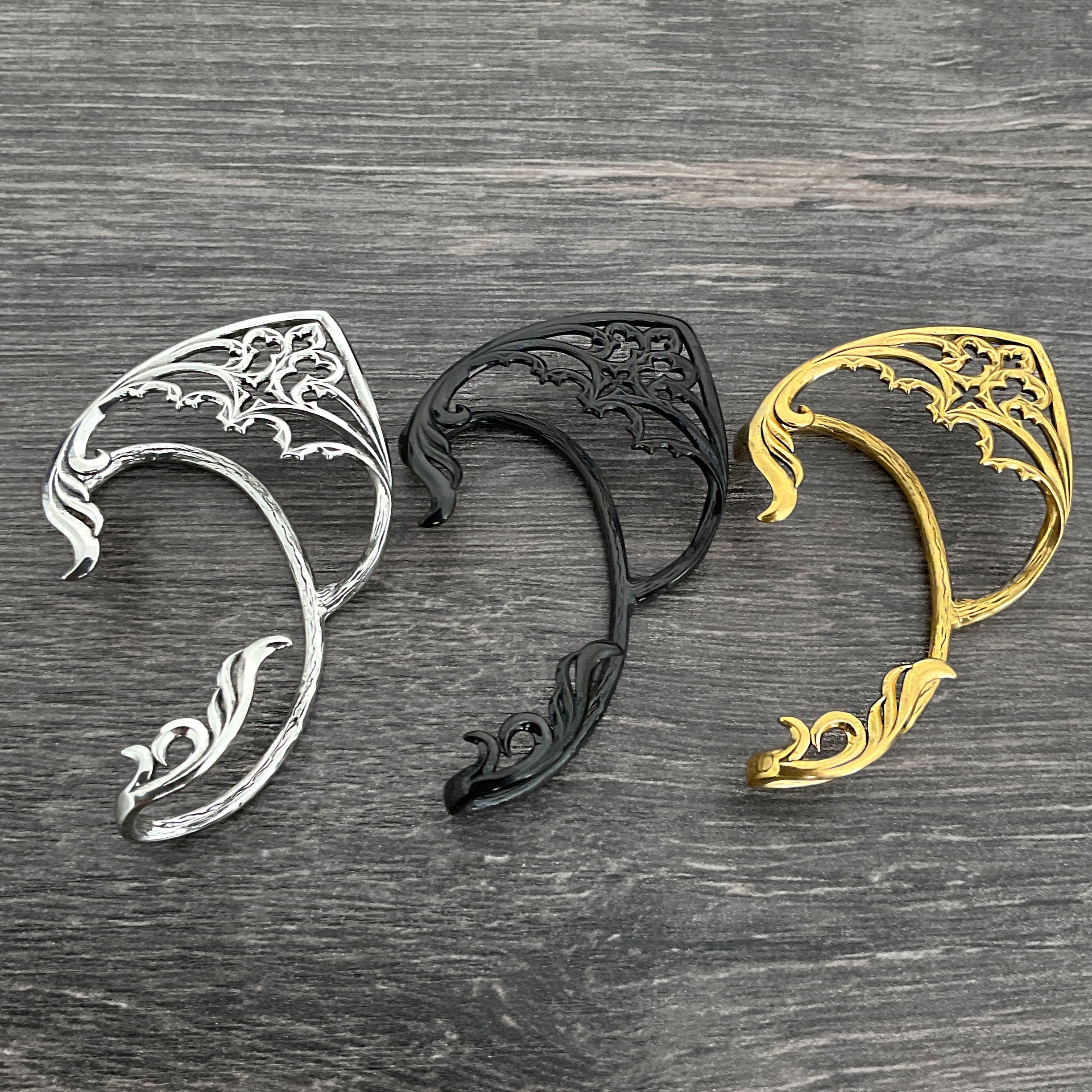 Gothic Elf ear cuff no piercing