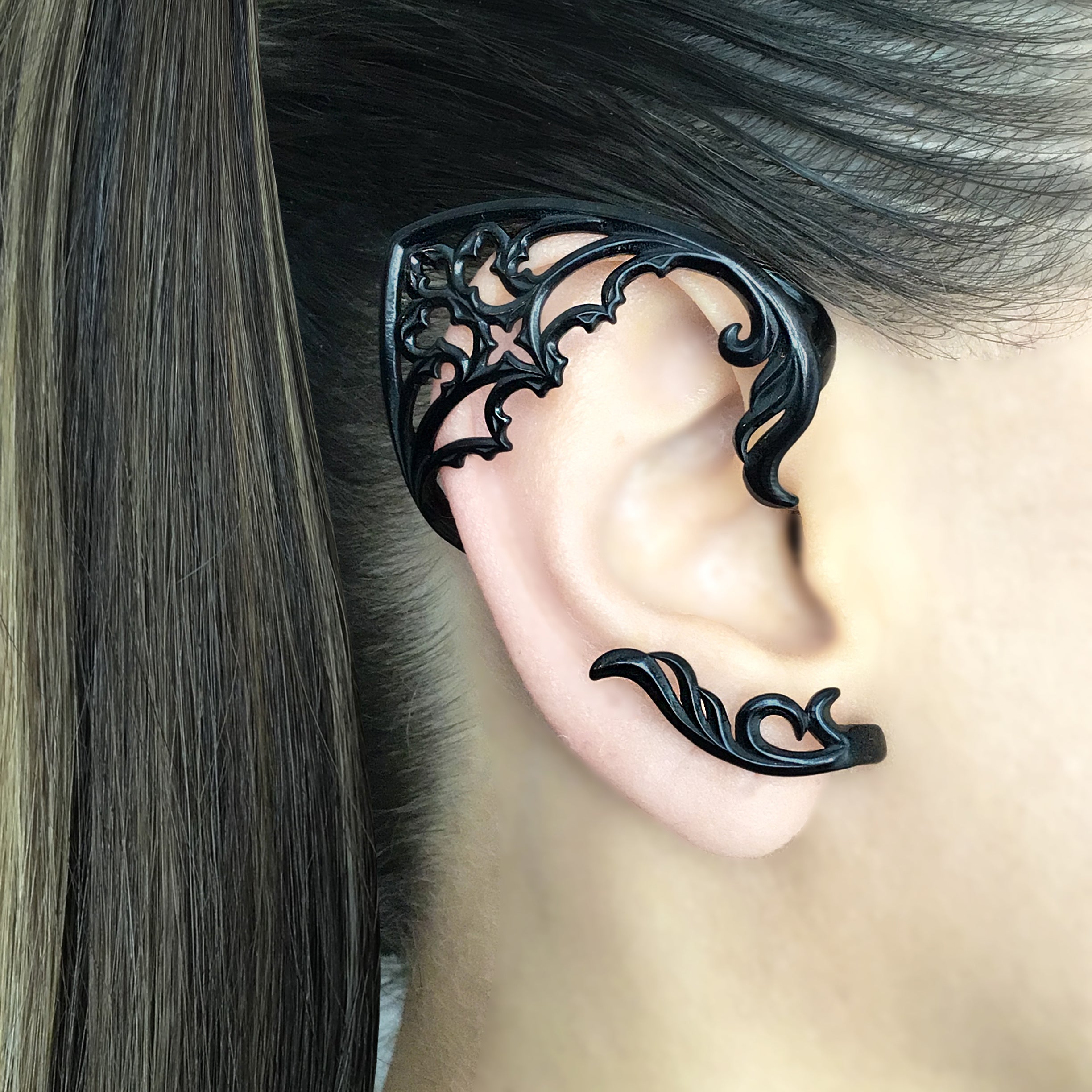 Gothic Elf ear cuff no piercing