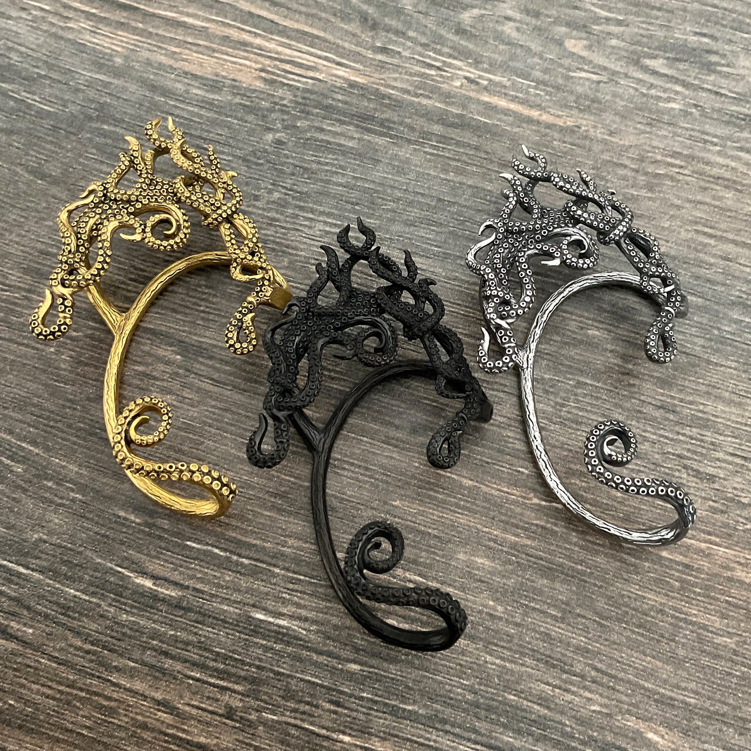 Octopus Elf ear cuff no piercing