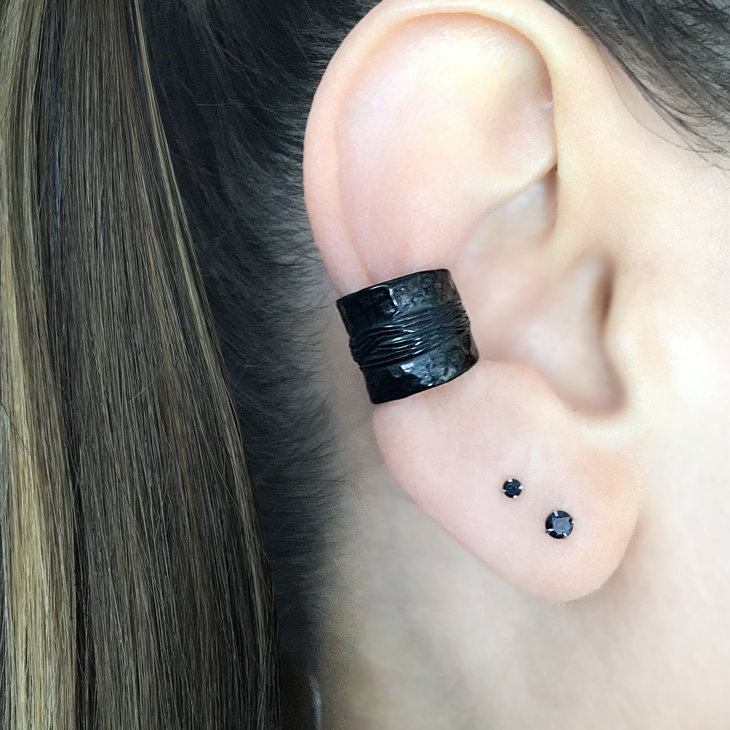 Hammered Wire Ear Cuff