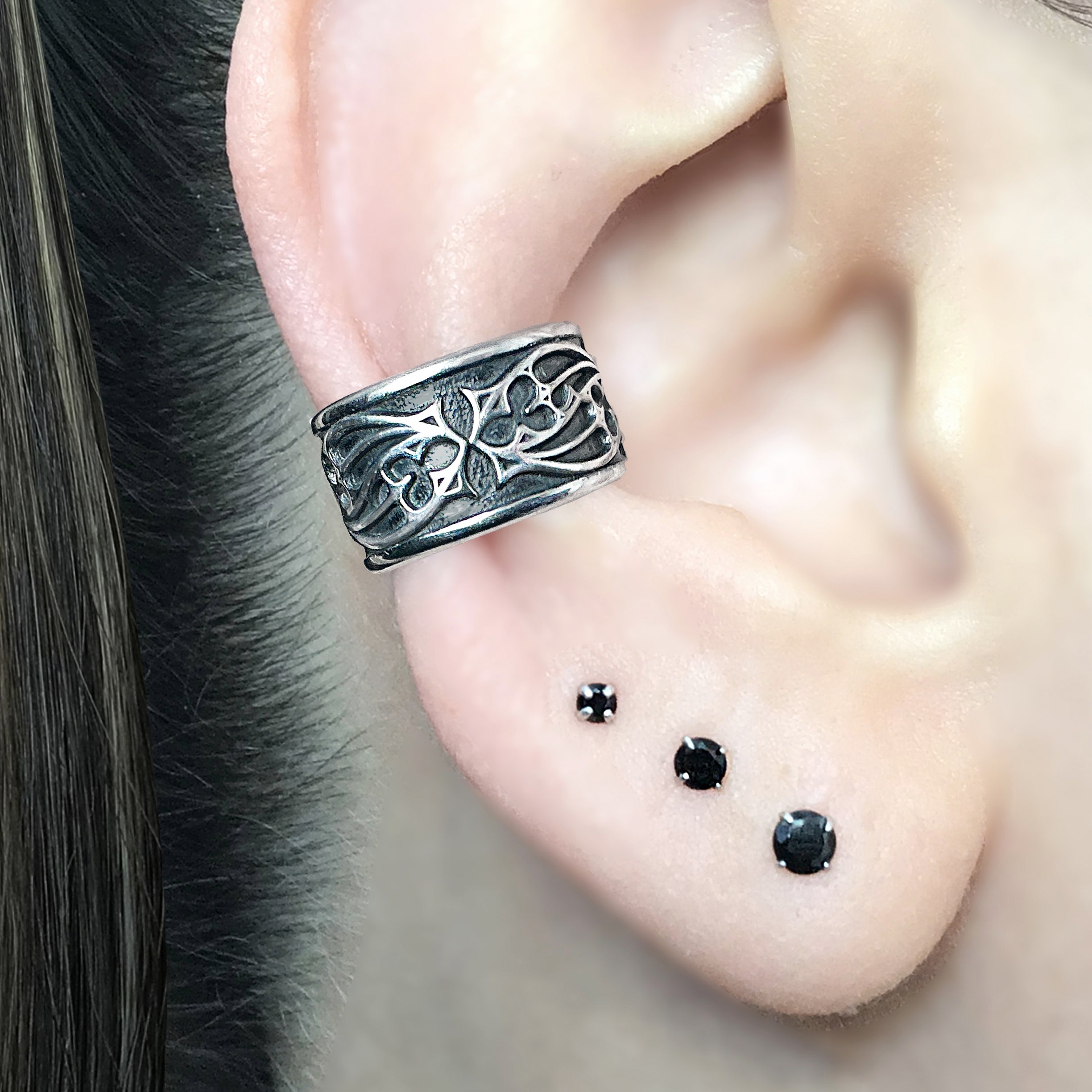 Ornate Gothic Ear Cuff
