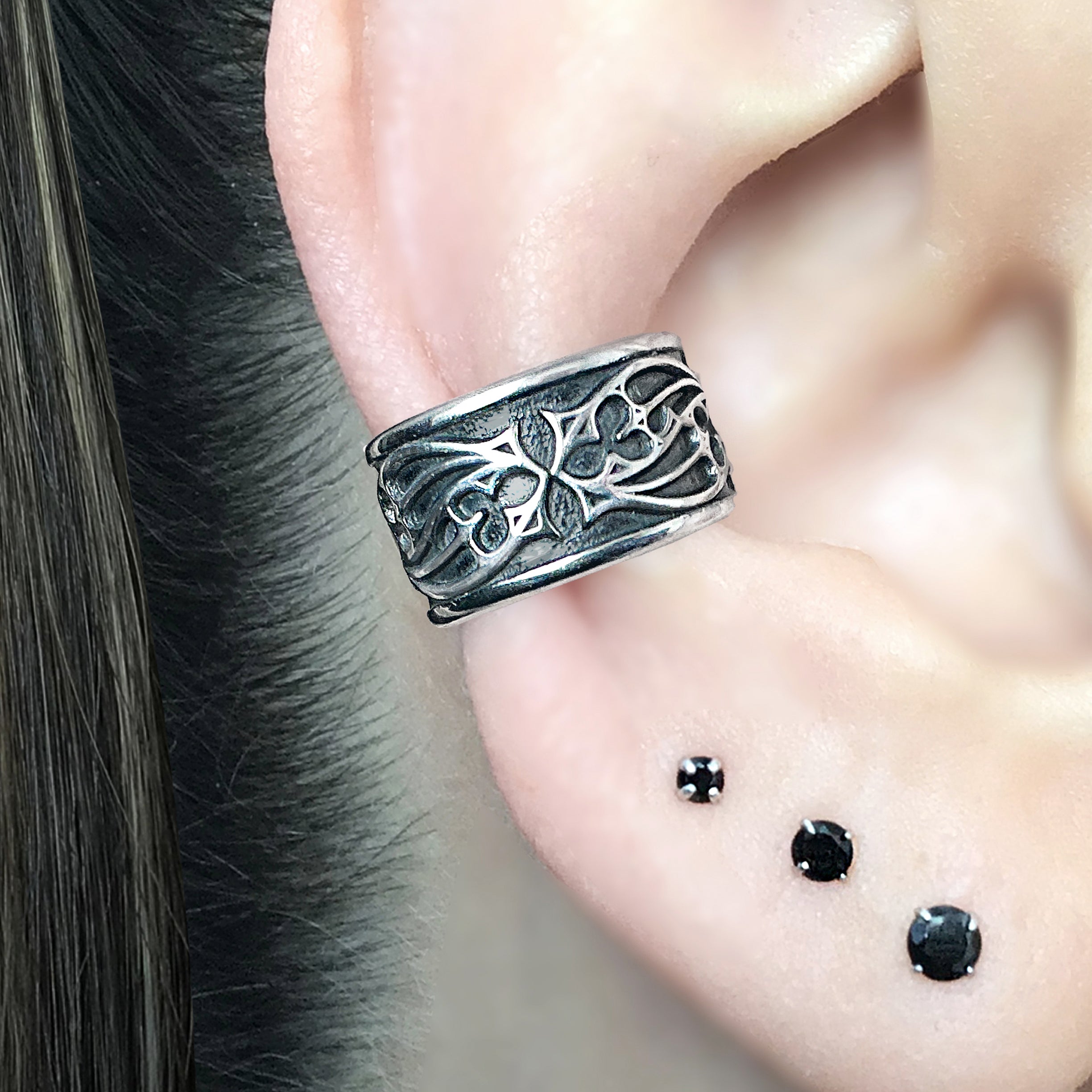 Ornate Gothic Ear Cuff