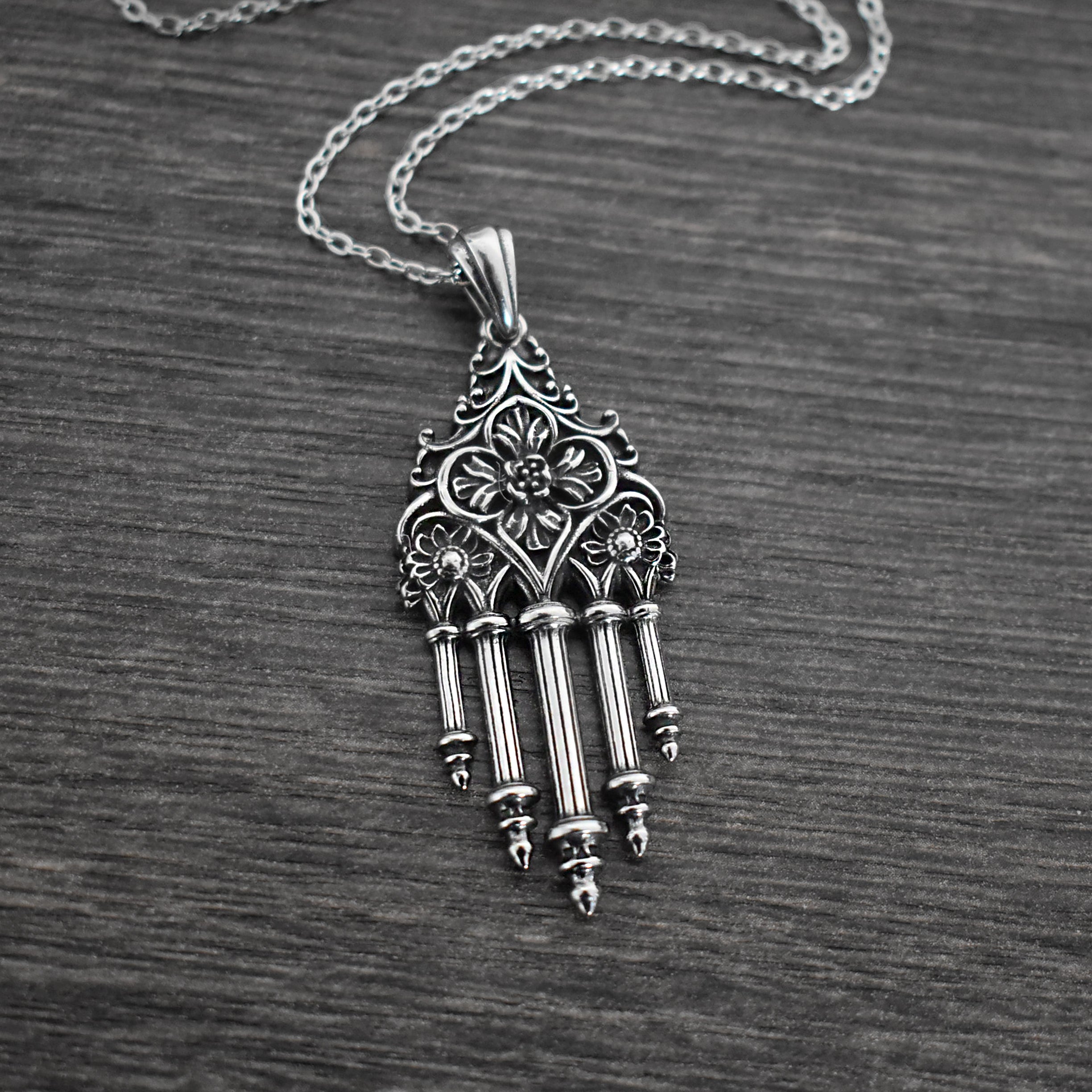 Gothic Bloom pendant