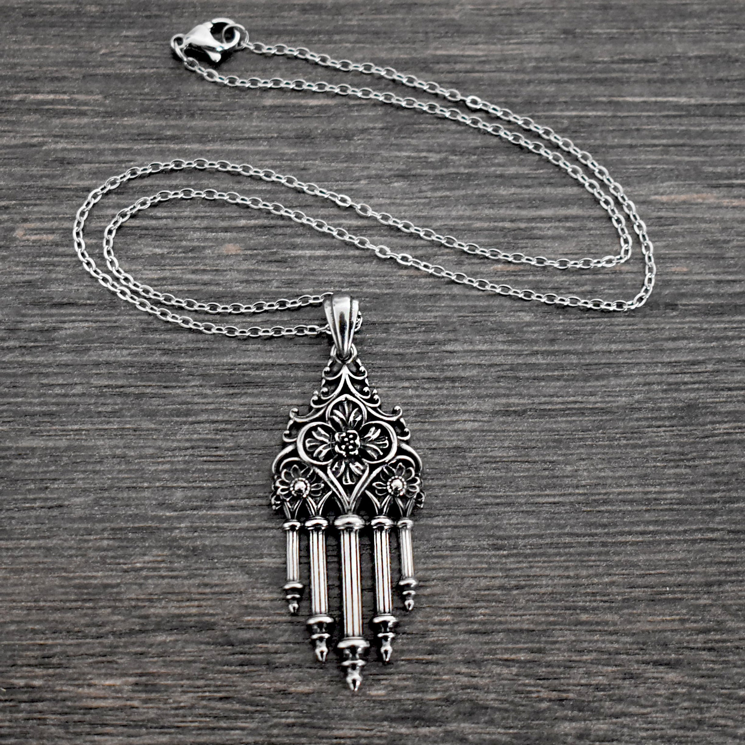 Gothic Bloom pendant