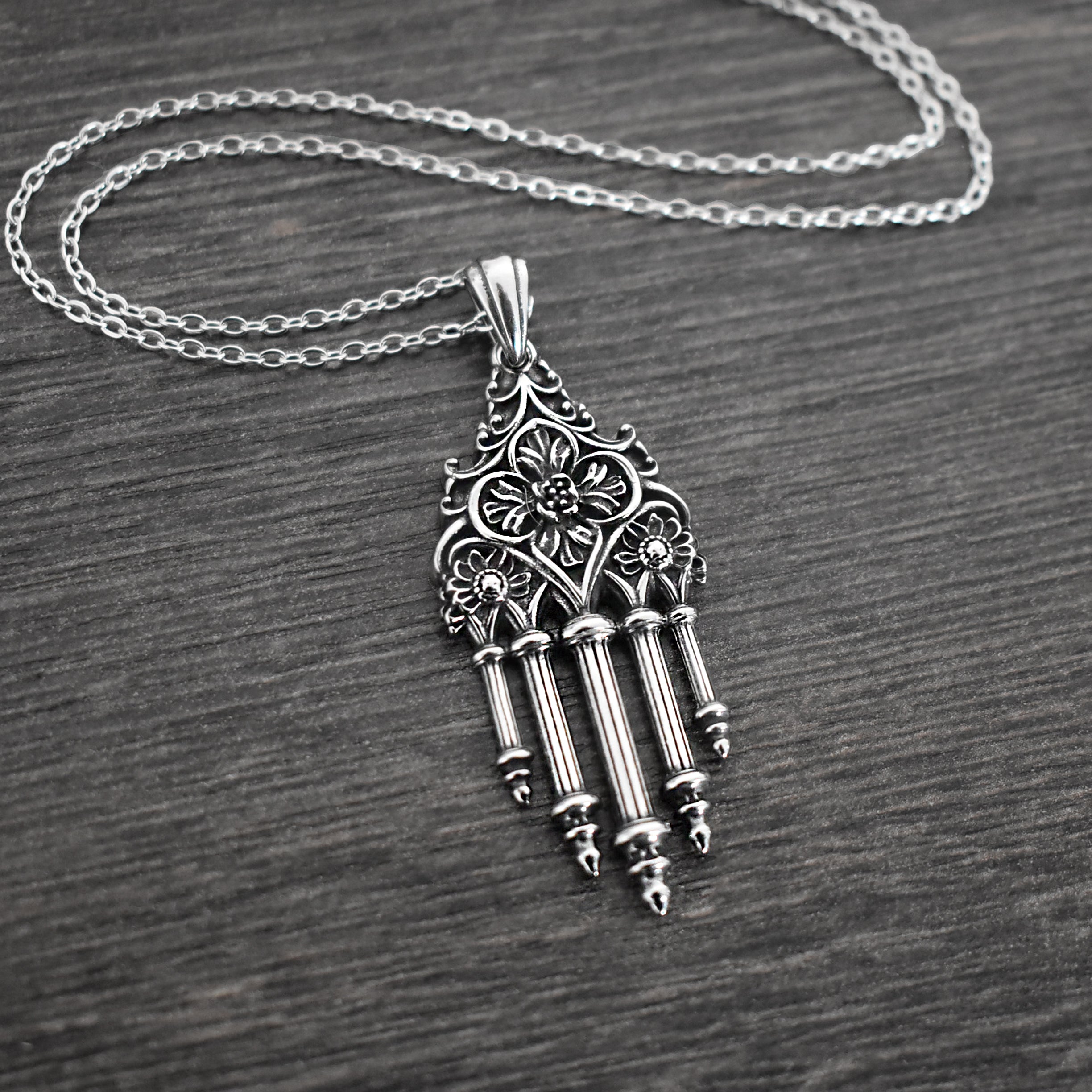 Gothic Bloom pendant