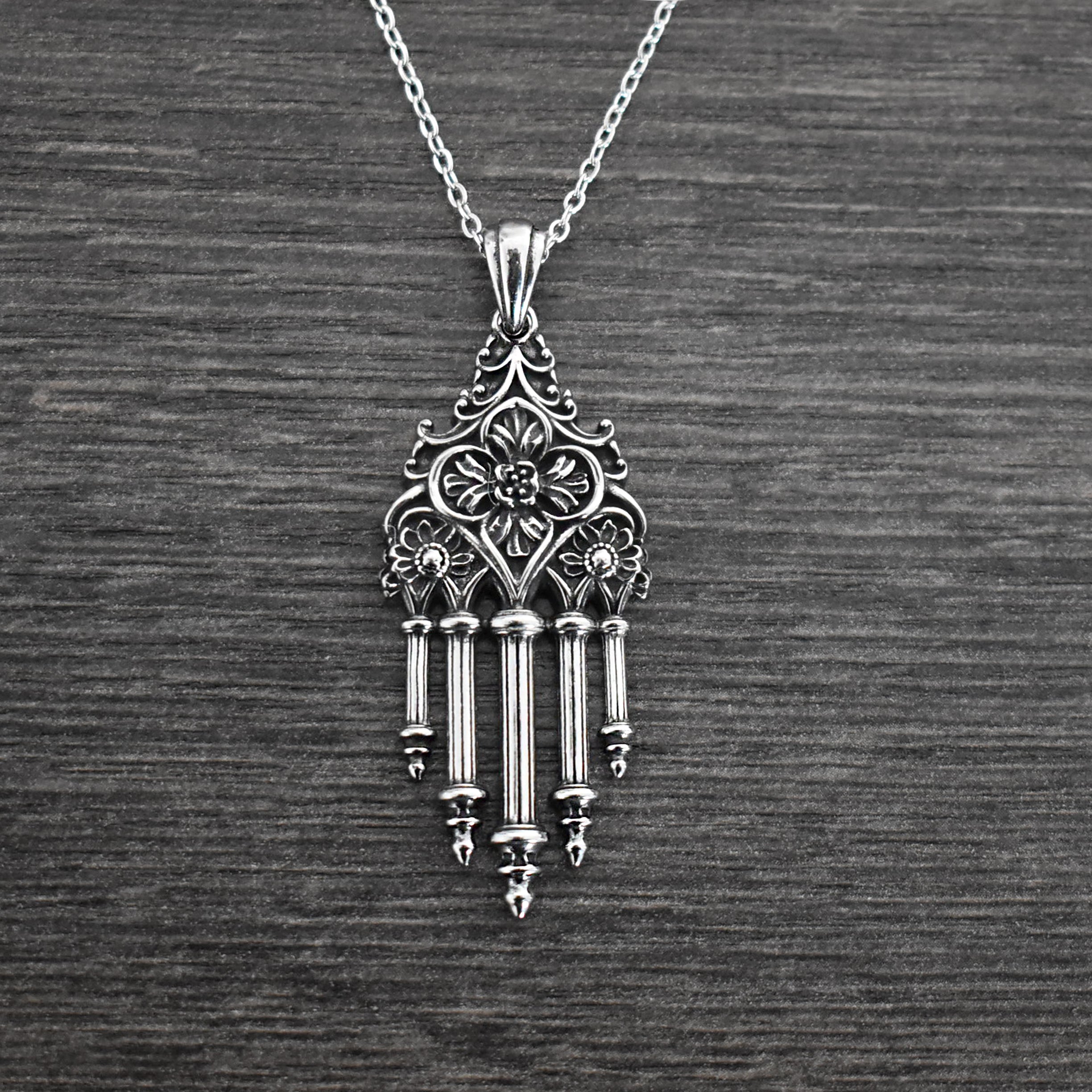 Gothic Bloom pendant