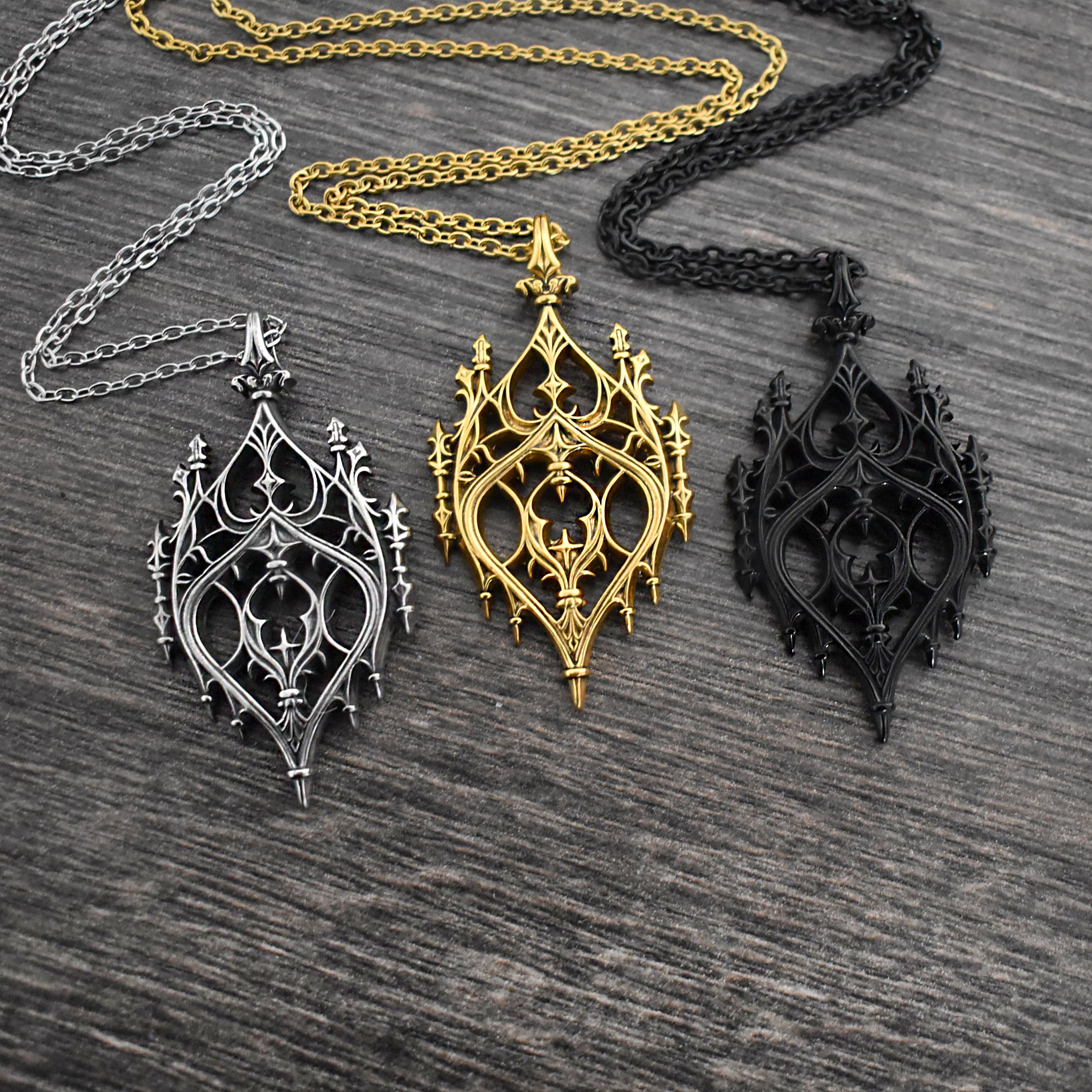 Gothic Chandelier necklace