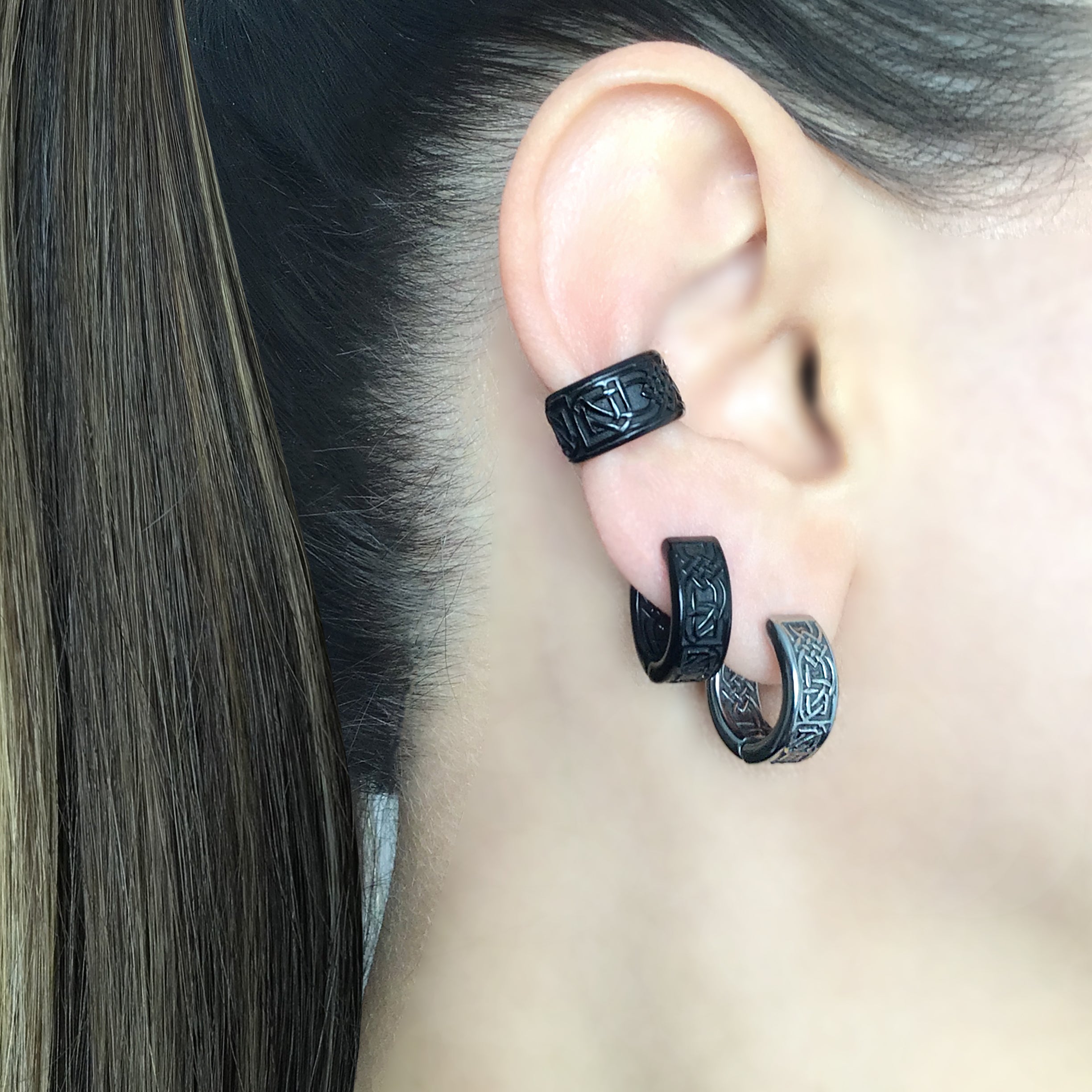 Mystic Loops Celtic Braid Earrings