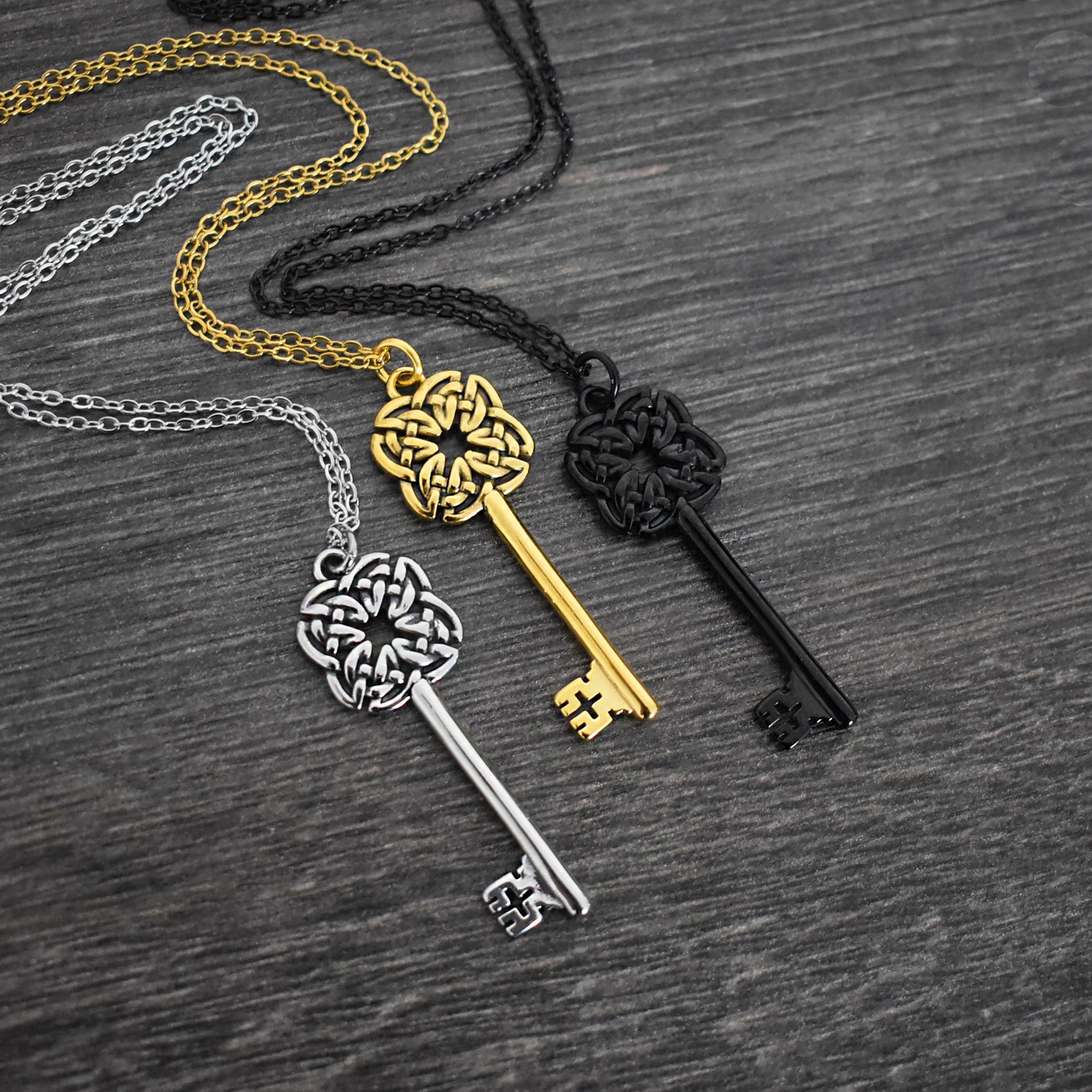Celtic Key protection necklace