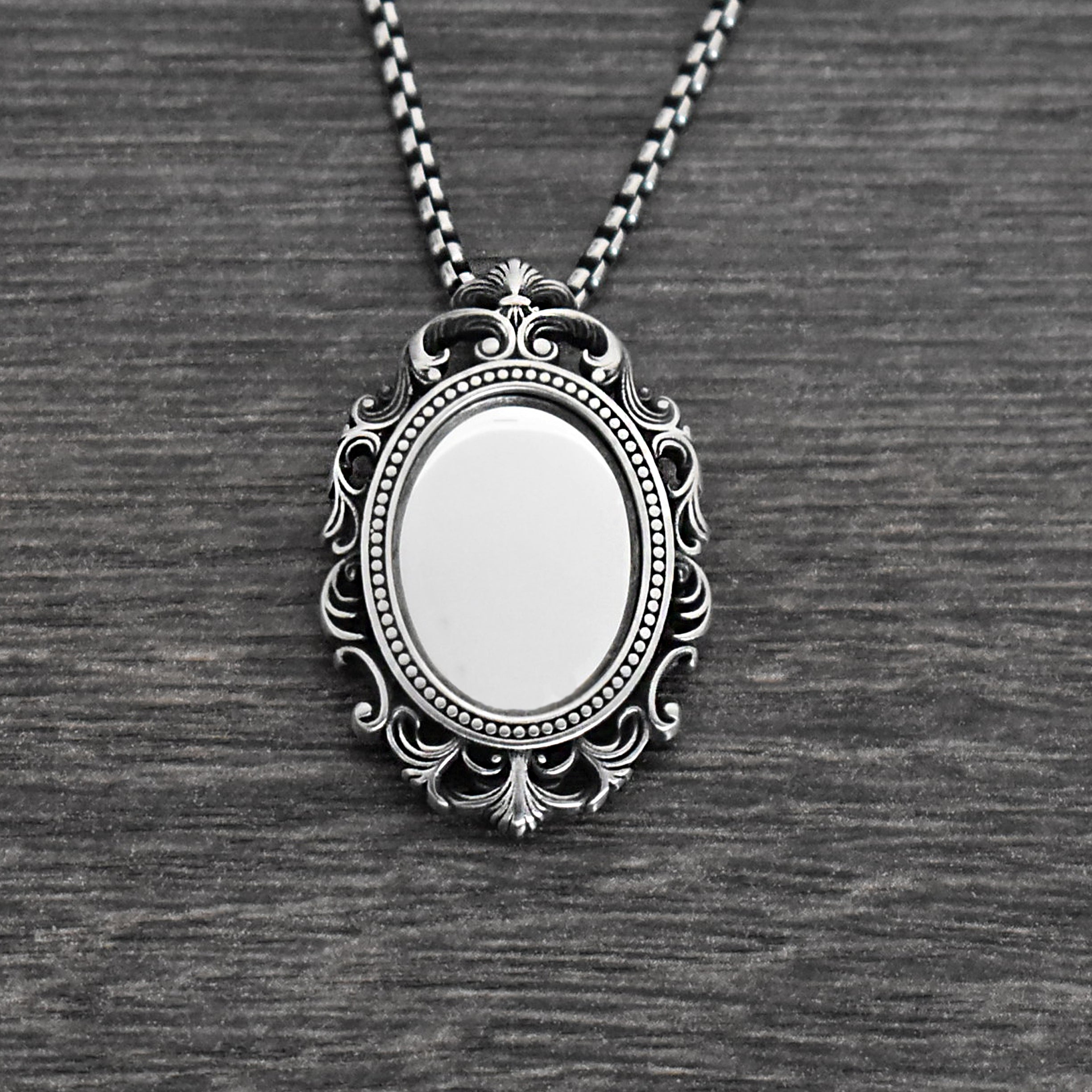 Gothic Victorian protection mirror