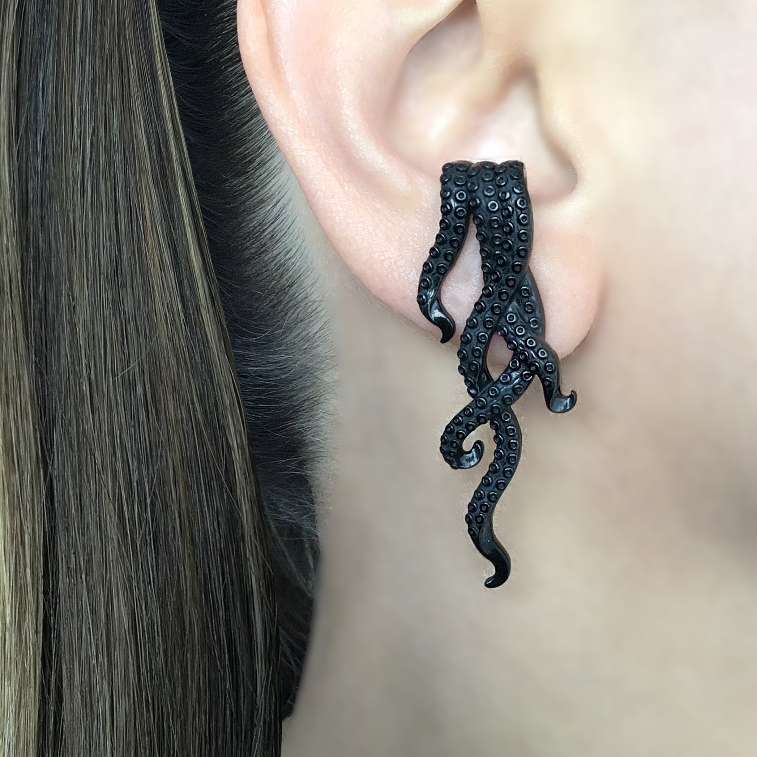 Octopus Ear hook earrings