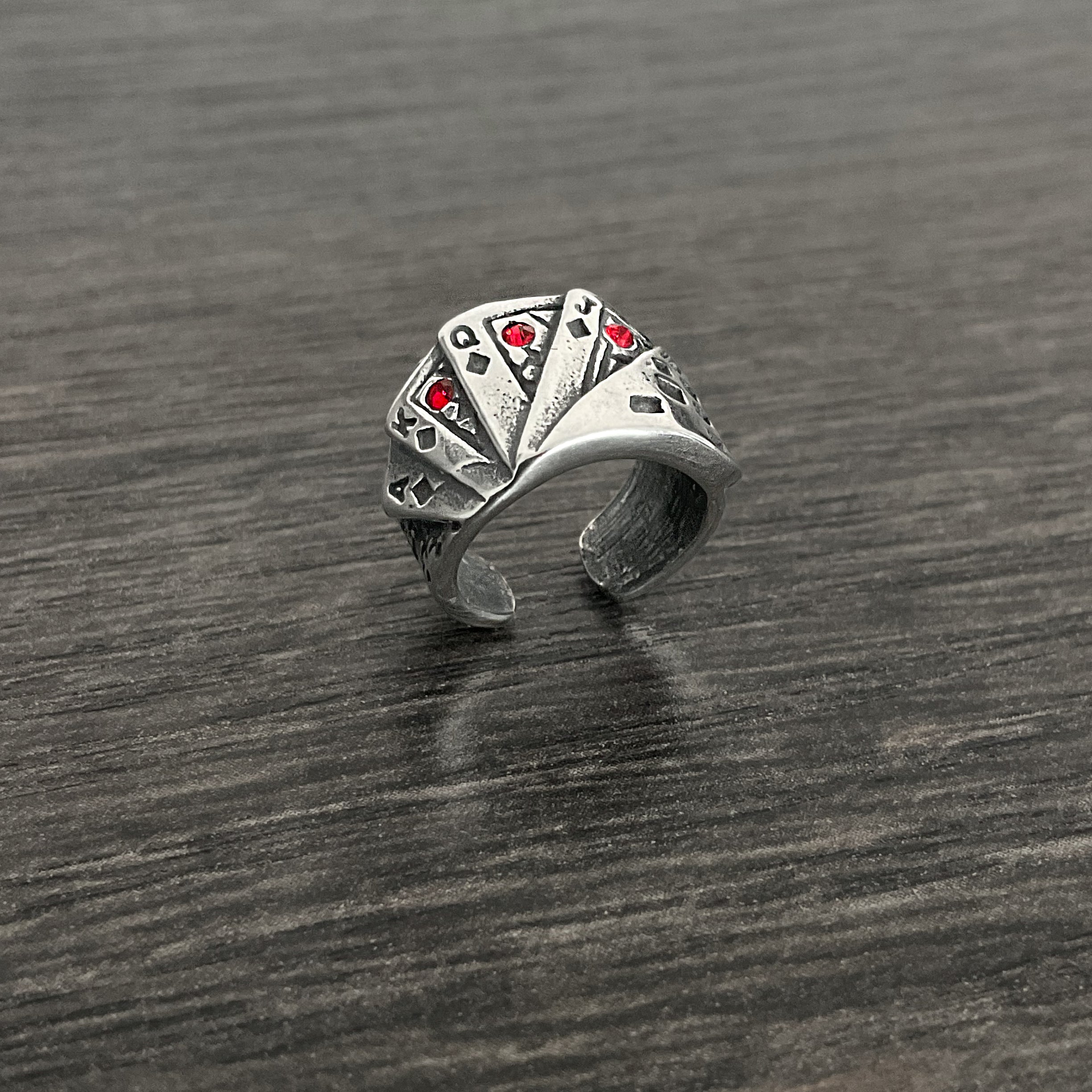 Playing cards ear cuff