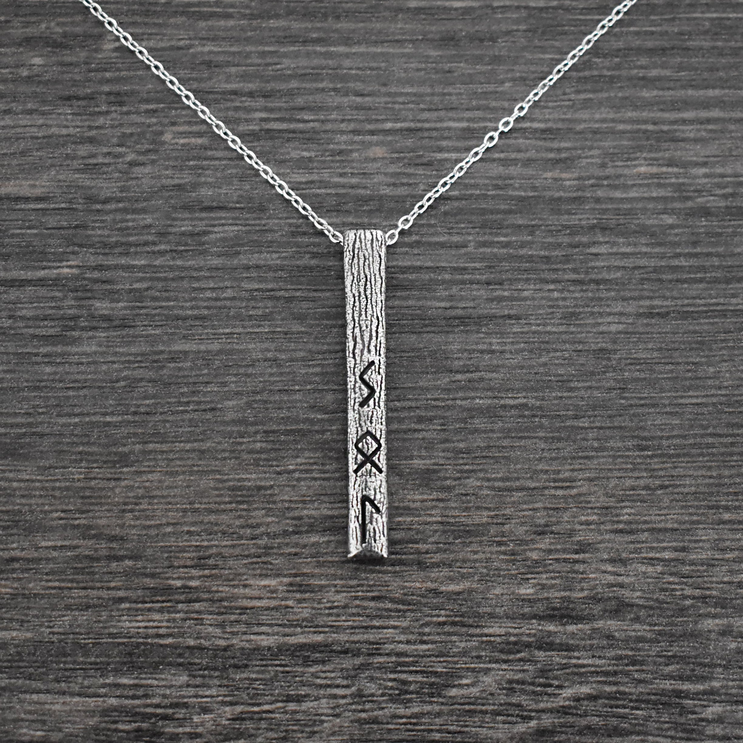 Celtic necklace with Runes