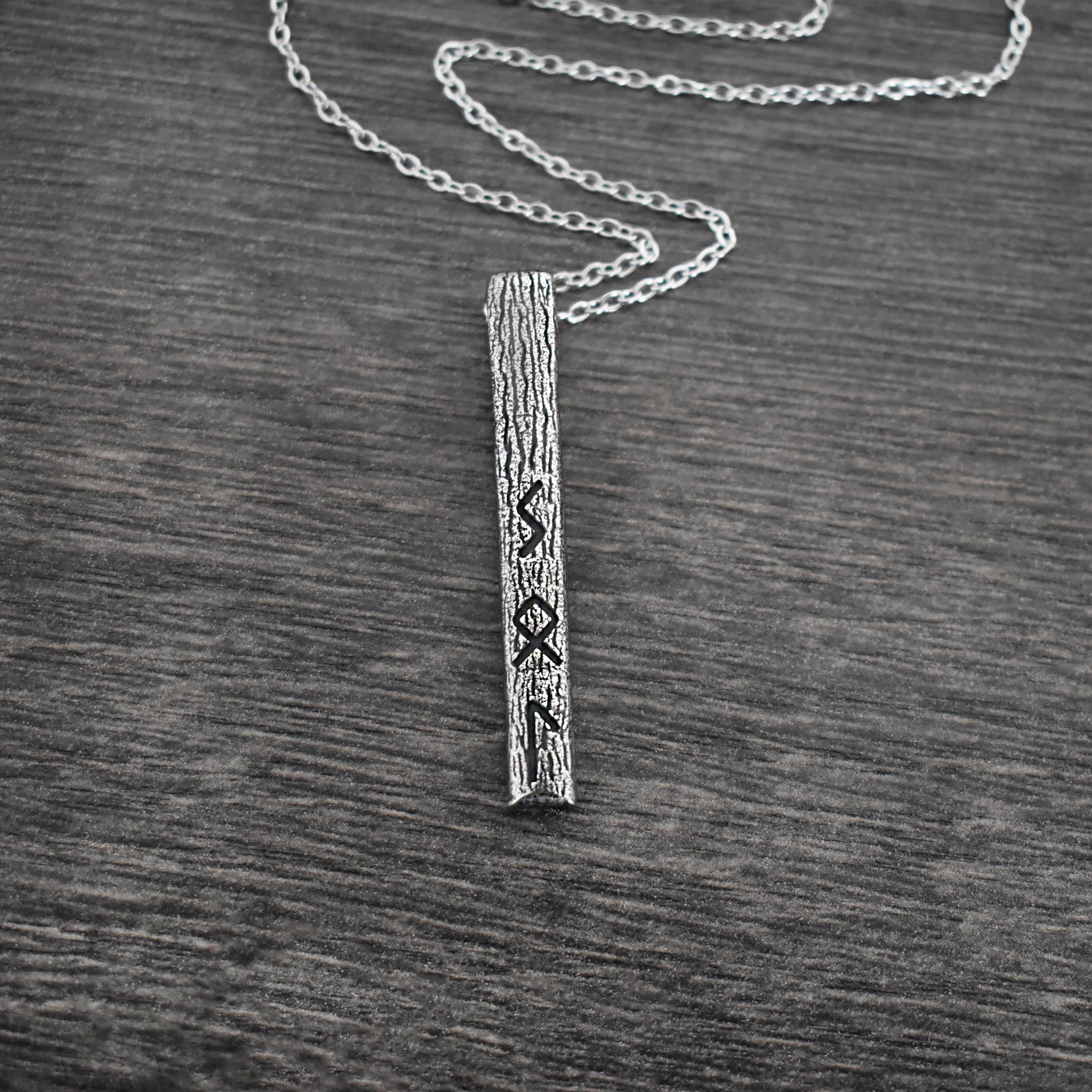 Celtic necklace with Runes
