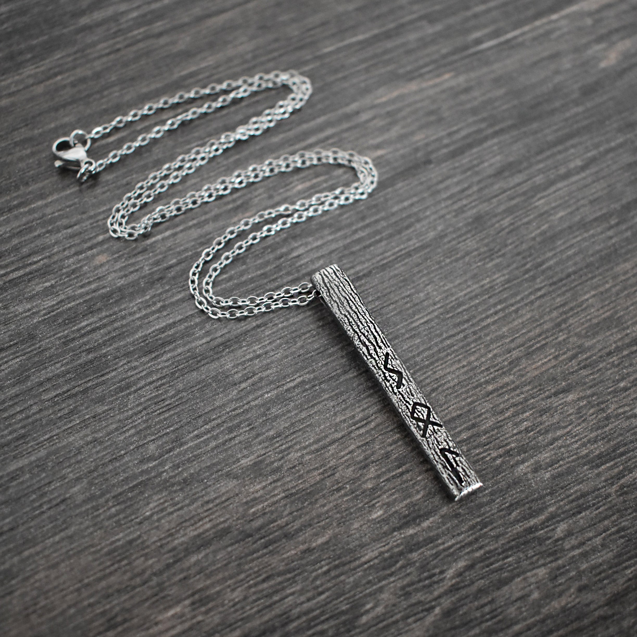 Celtic necklace with Runes