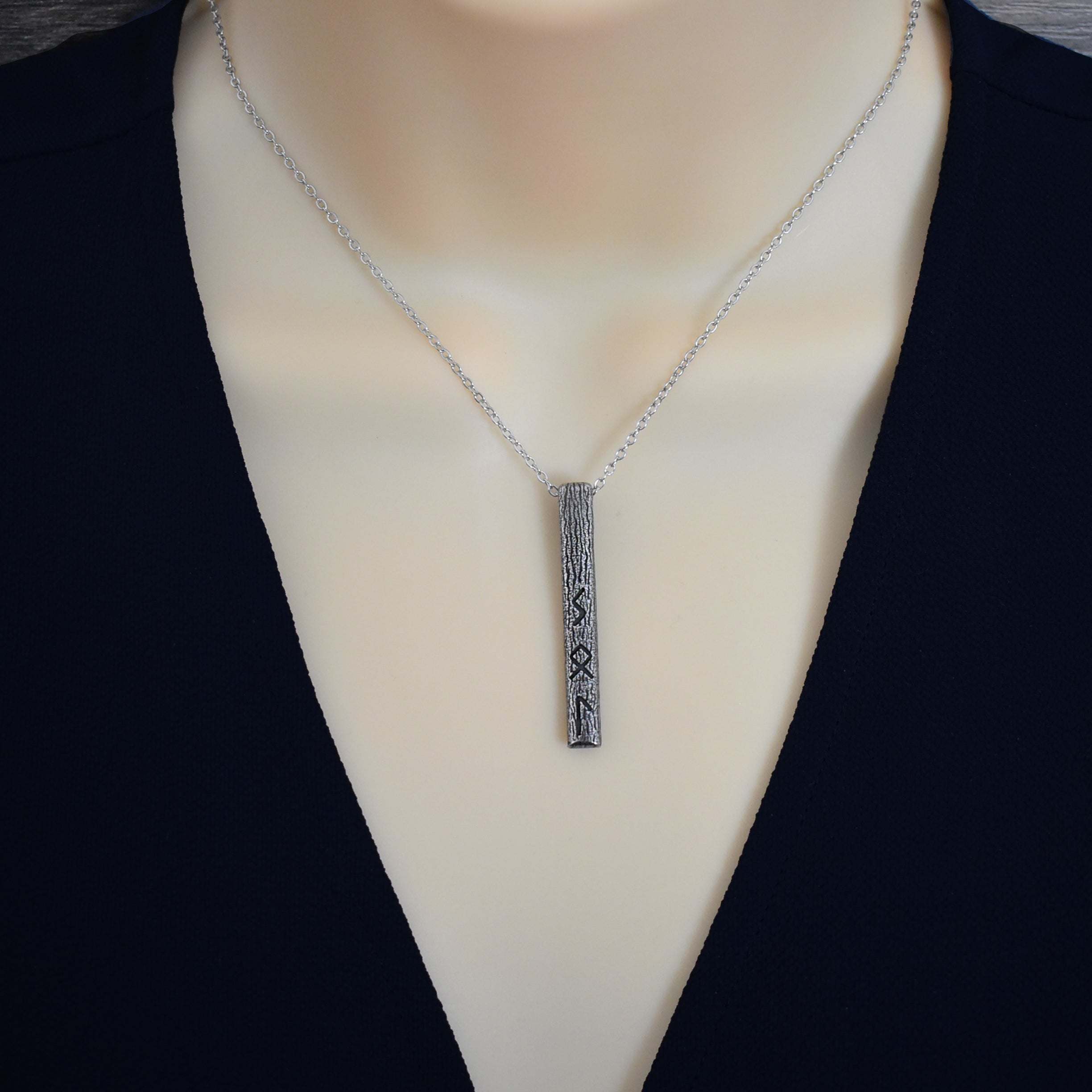 Celtic necklace with Runes