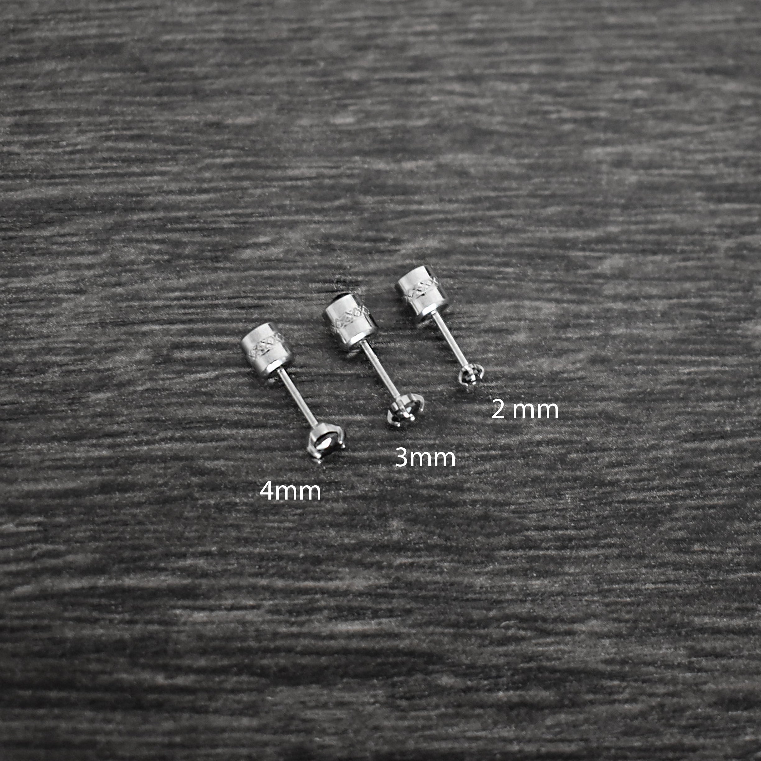 Studs with Screw on backs