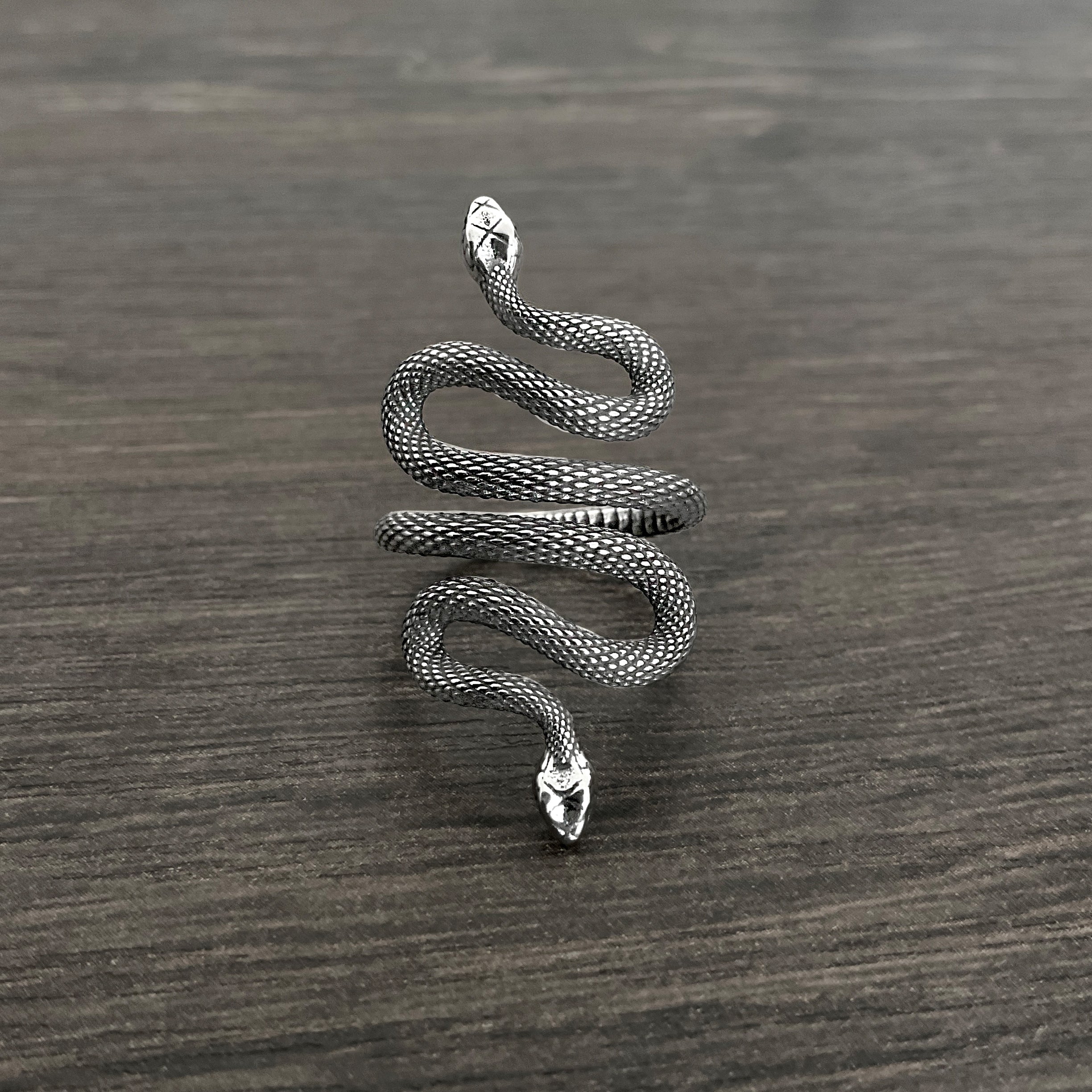 Snake with two heads ring