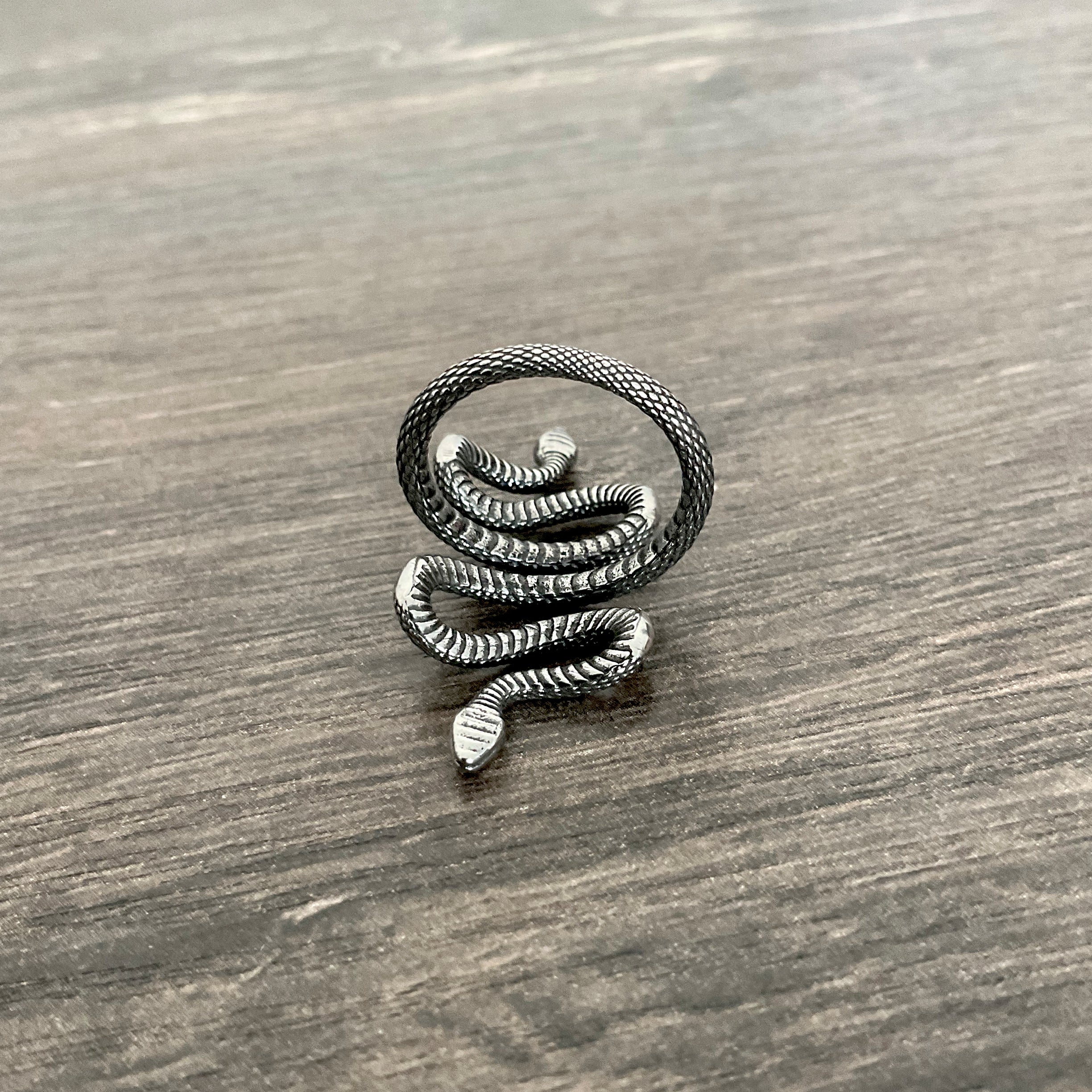 Snake with two heads ring