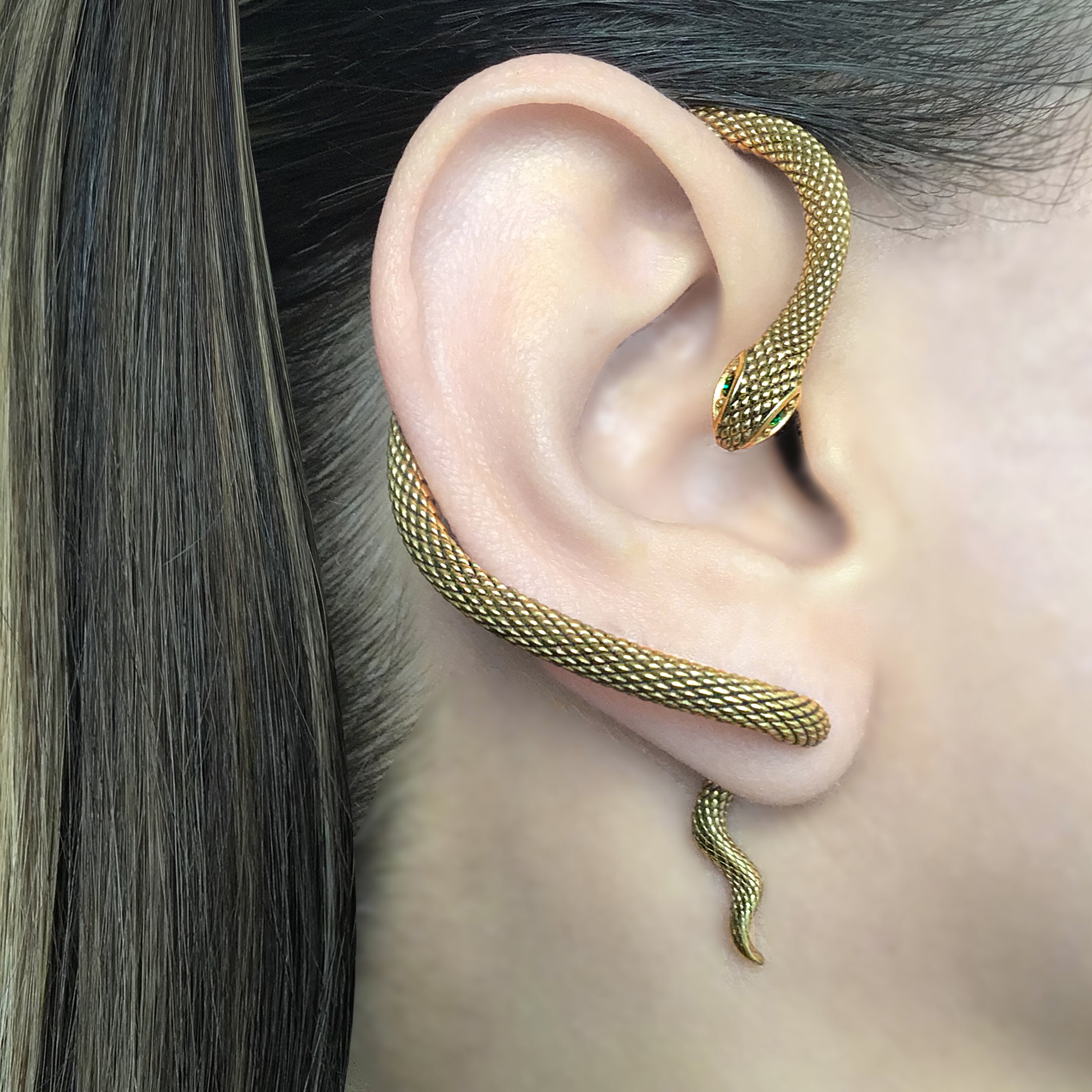 Lily Snake ear wrap