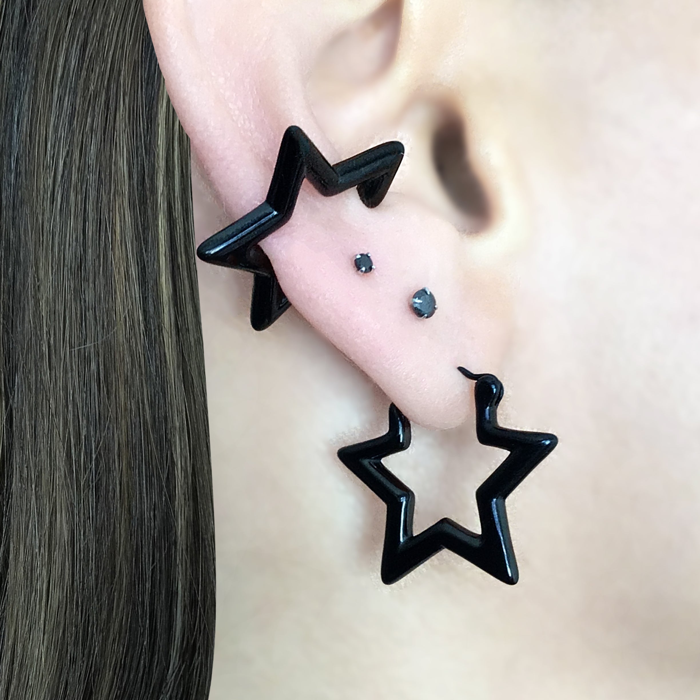 Star Ear Cuff no piercing