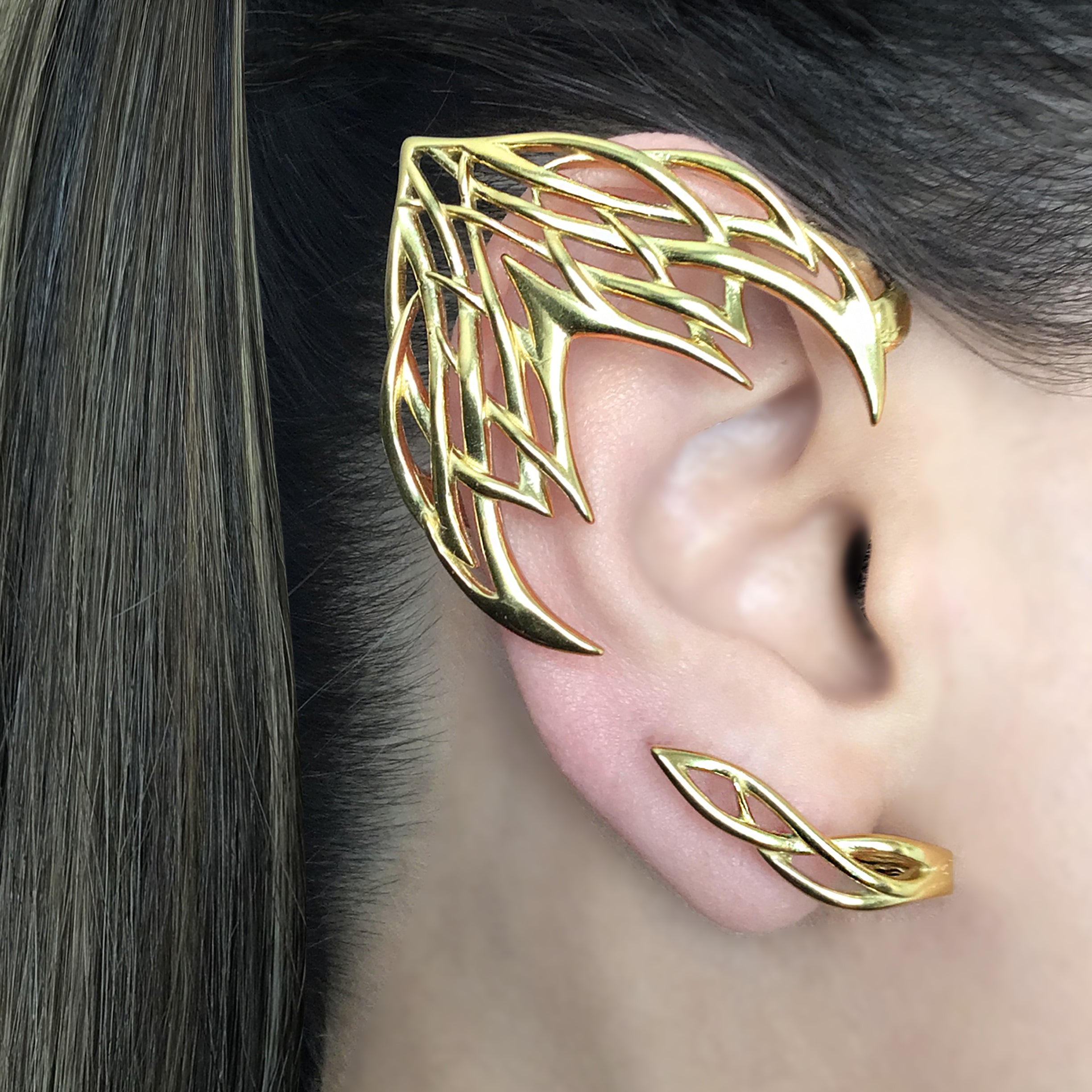 Cyber Elf ear cuff no piercing