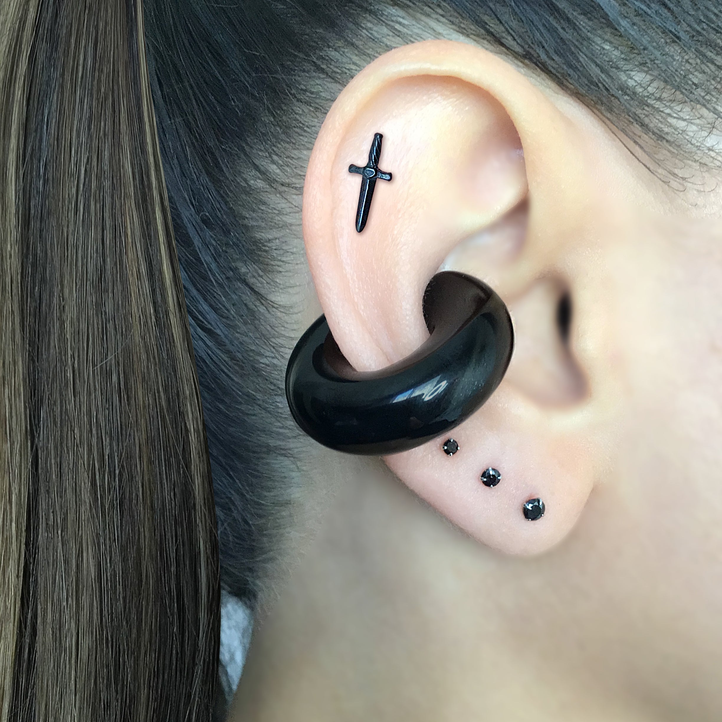 Chunky Ear cuff no piercing