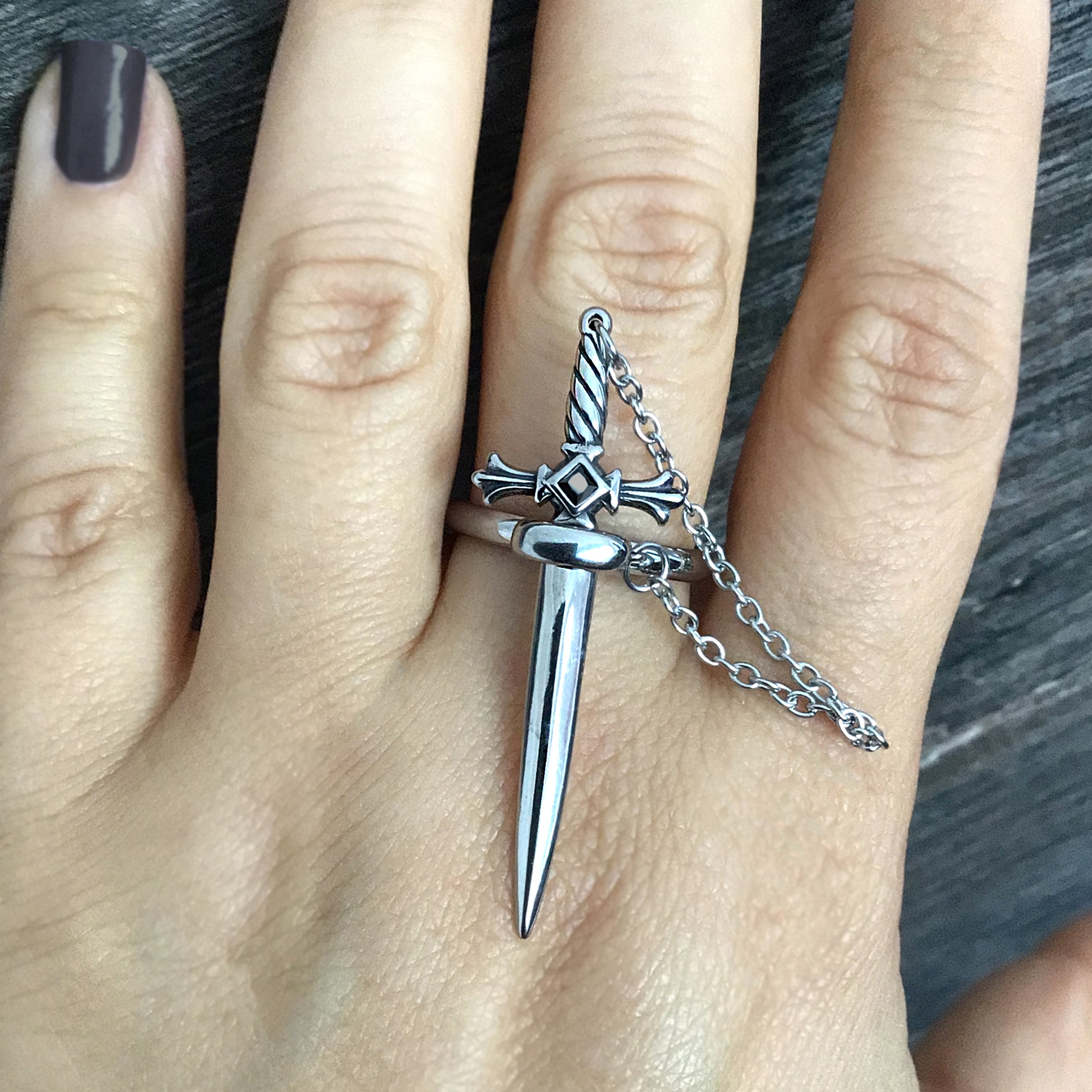 Lily Sword ring