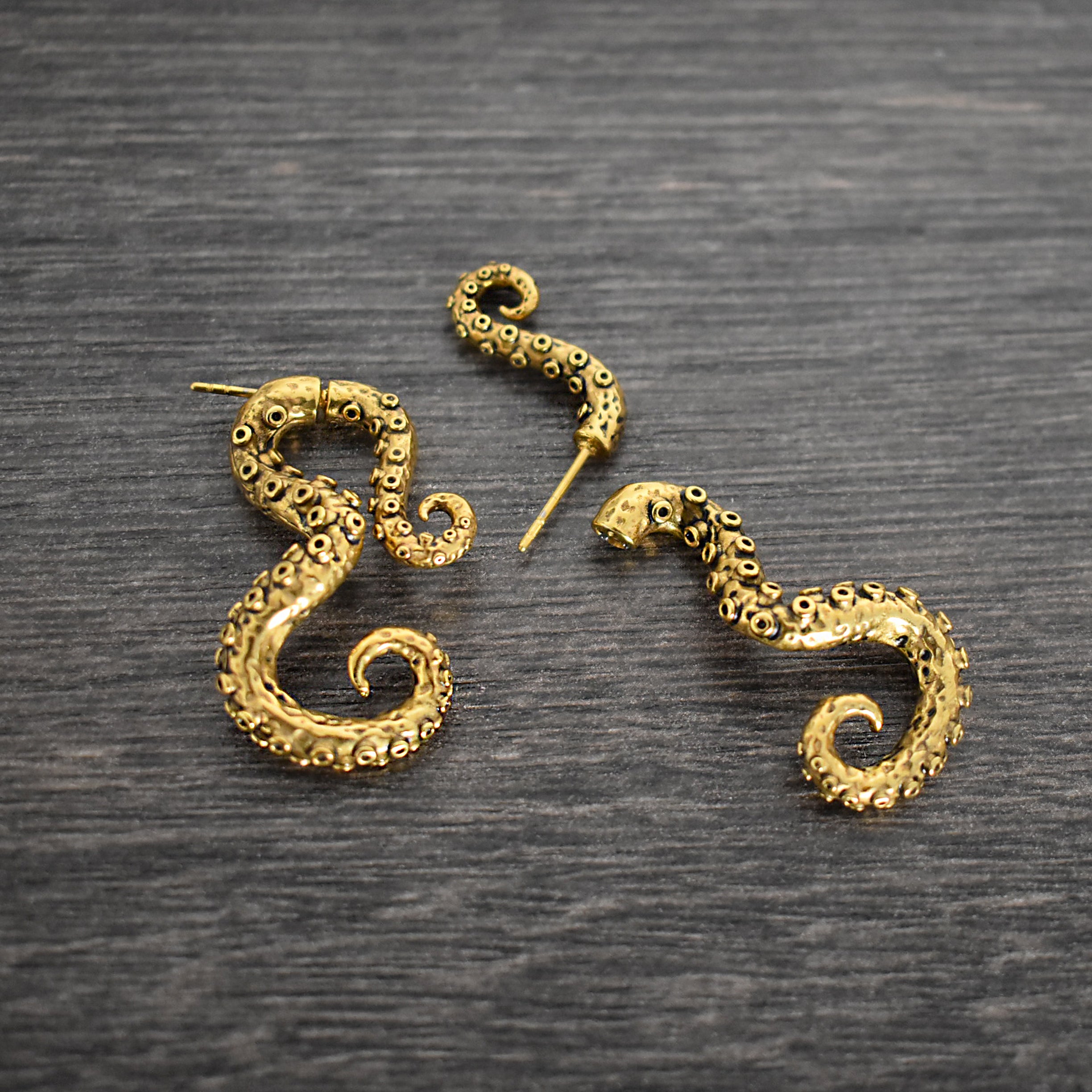 Octopus tentacle ear jacket