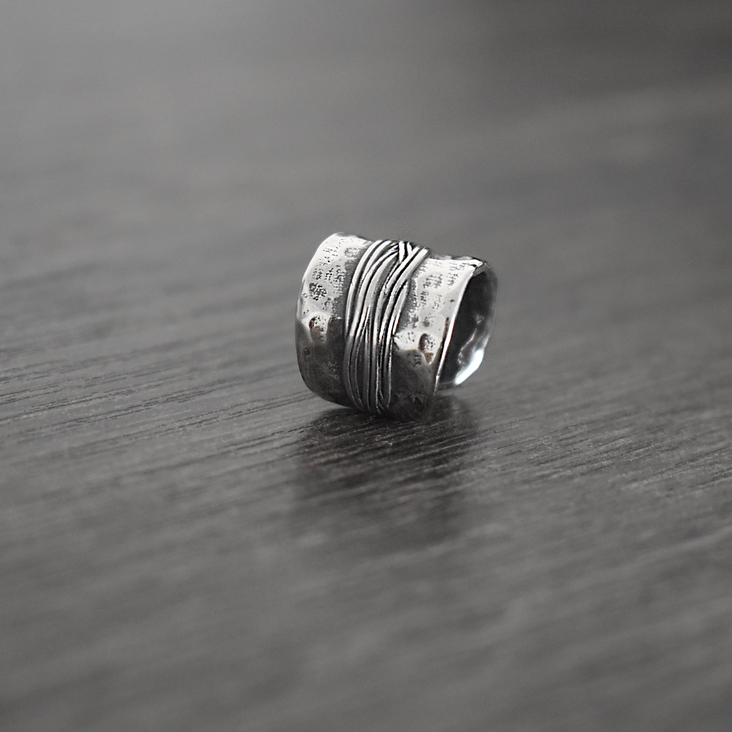 Hammered Wire Ear Cuff