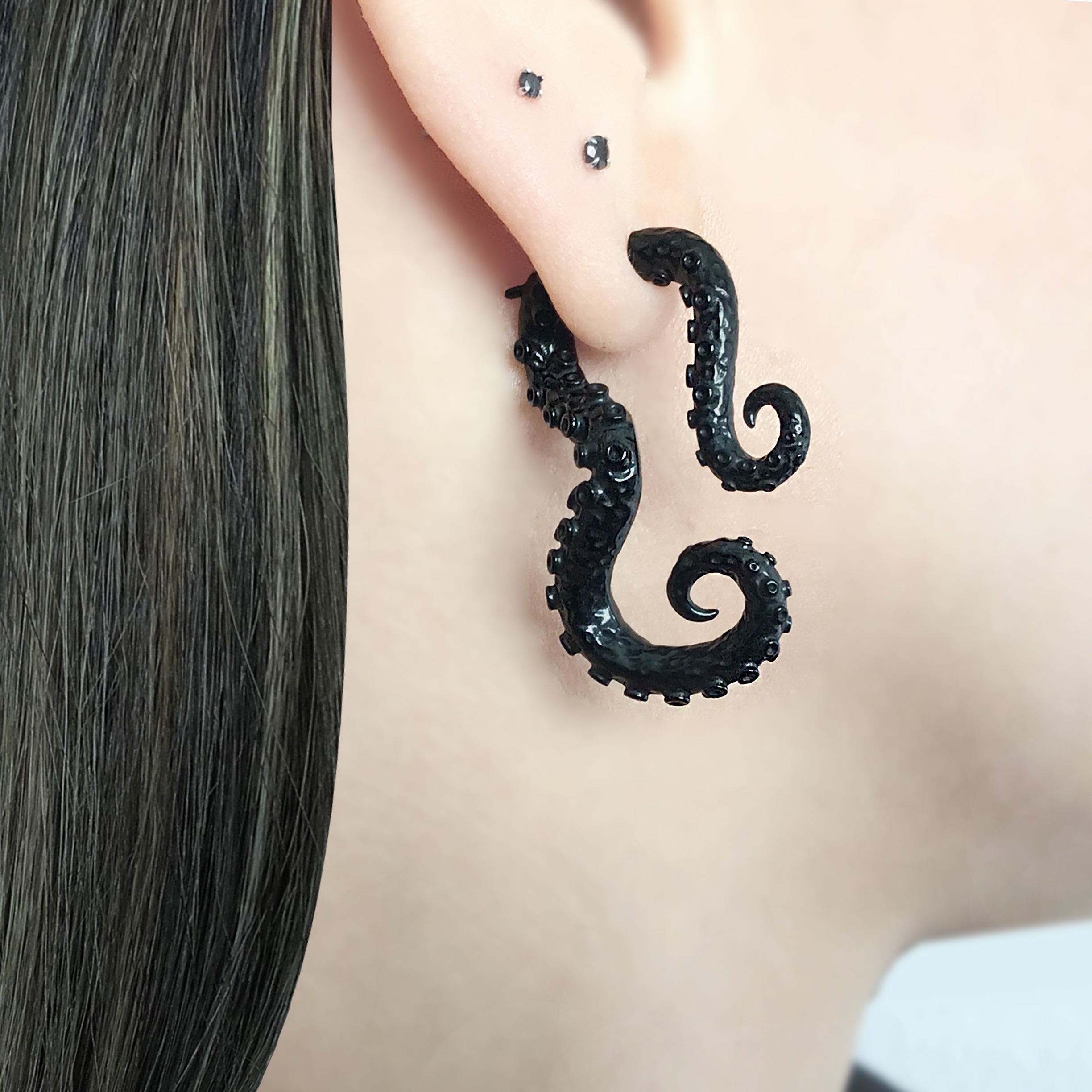 Octopus tentacle ear jacket
