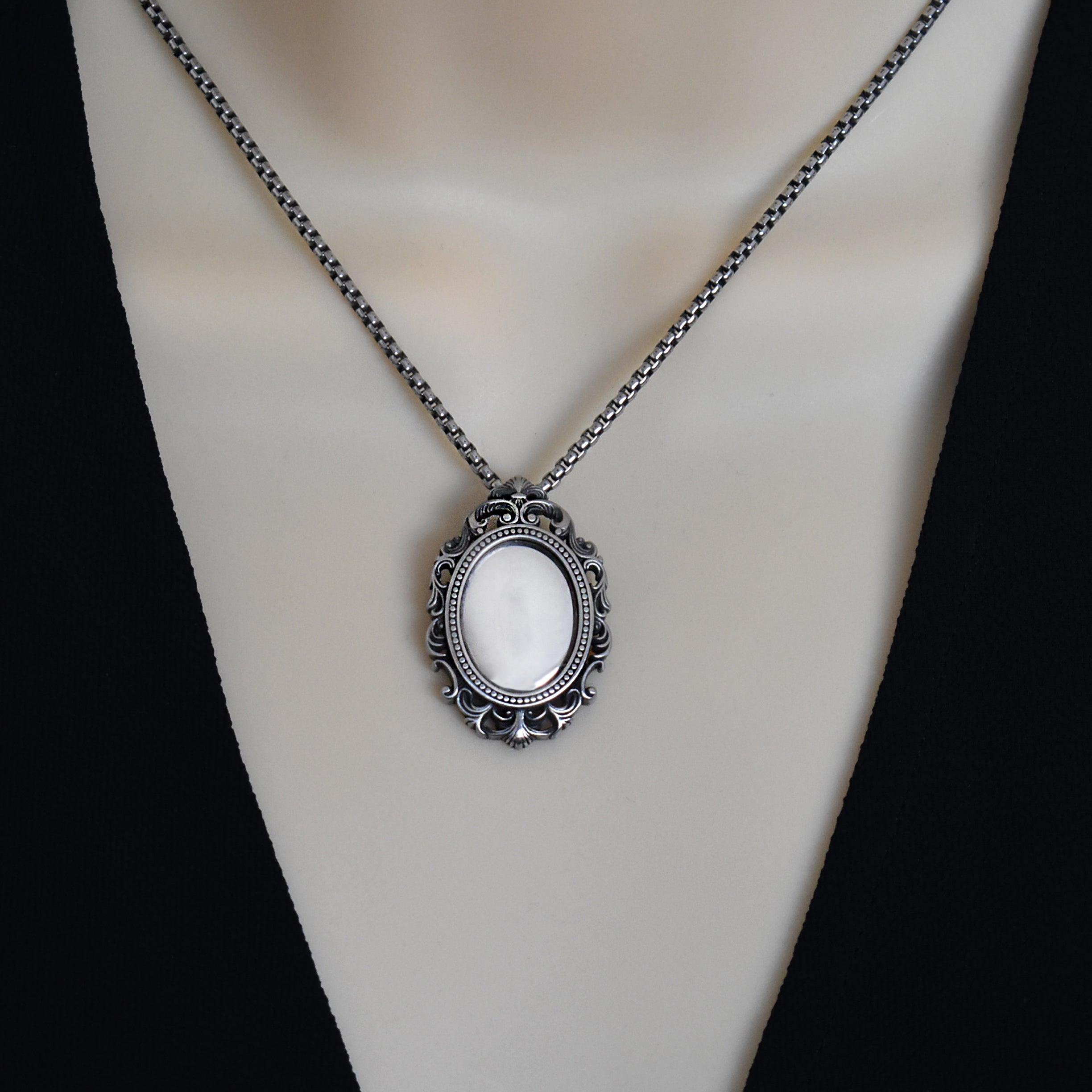 Gothic Victorian protection mirror