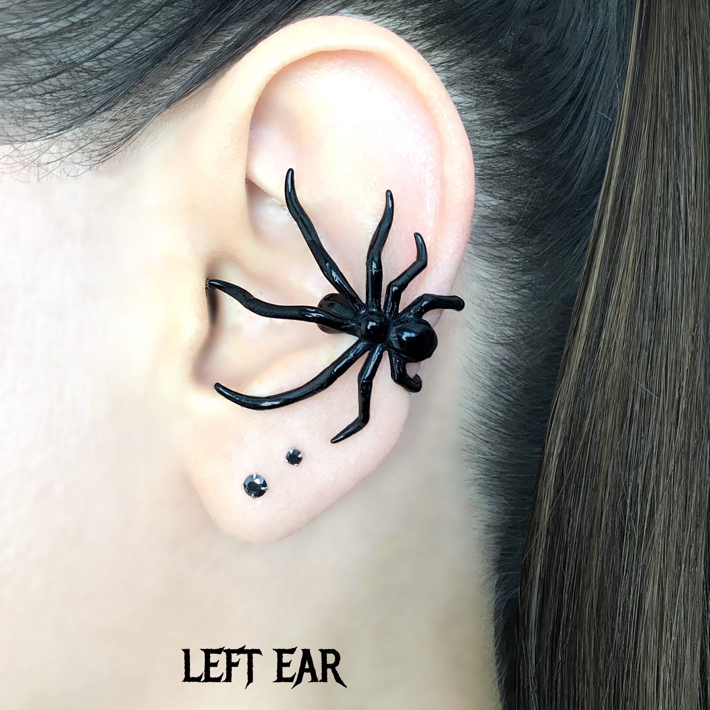Gothic Spider Ear Cuff