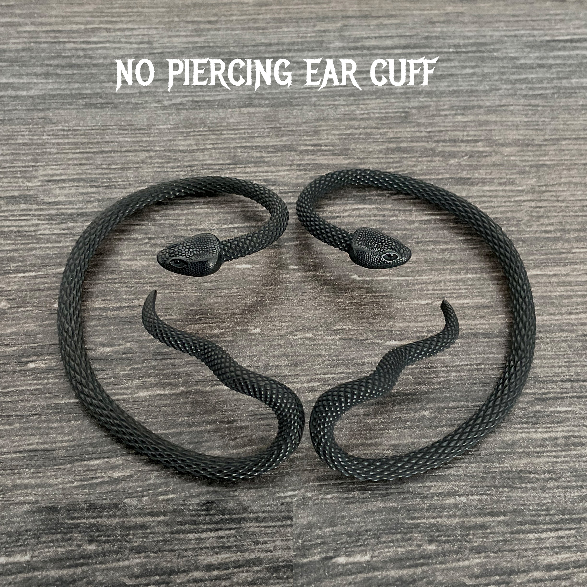 Snake no piercing ear cuff